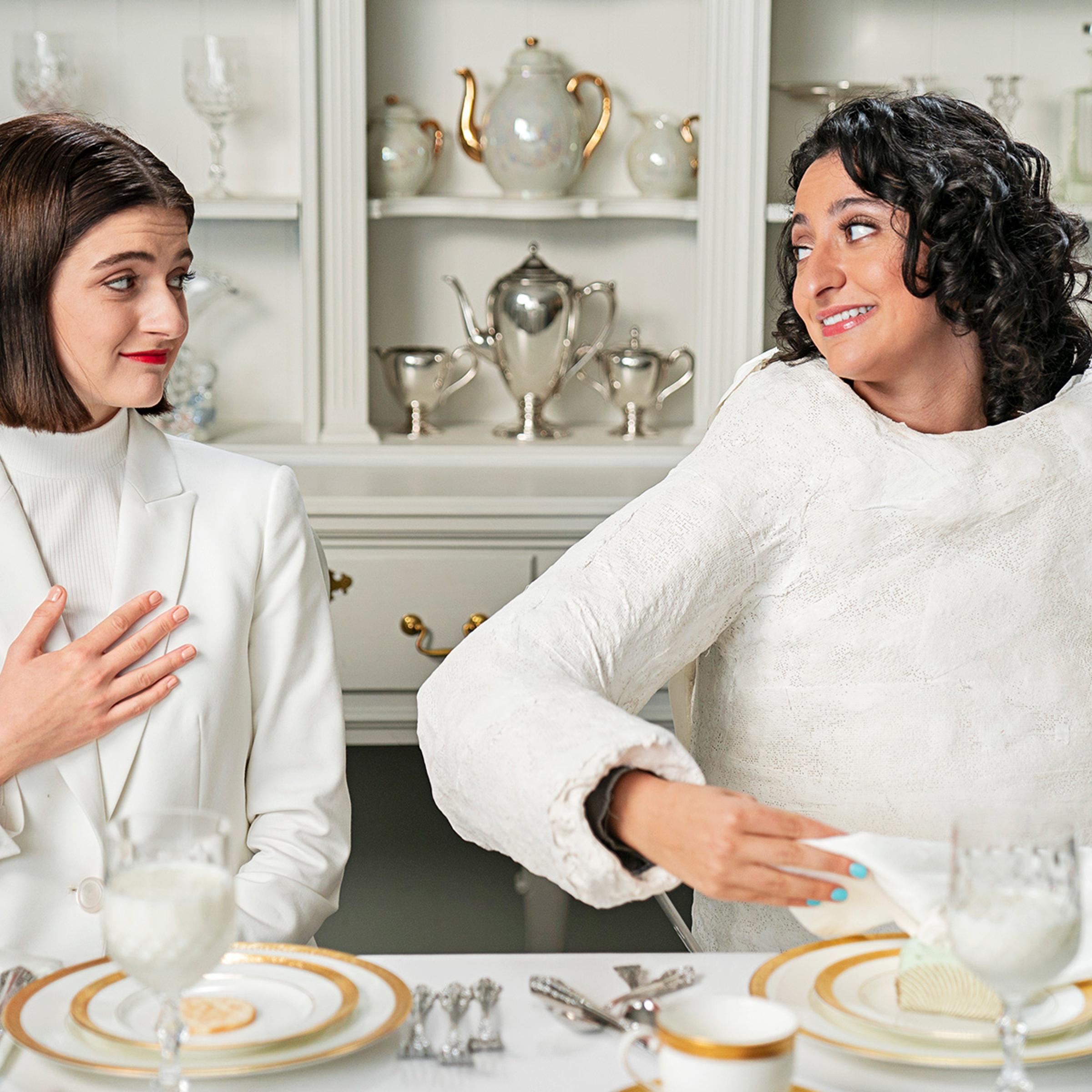 Stonoha, left, and Jouhari star as two of the show’s three Debras