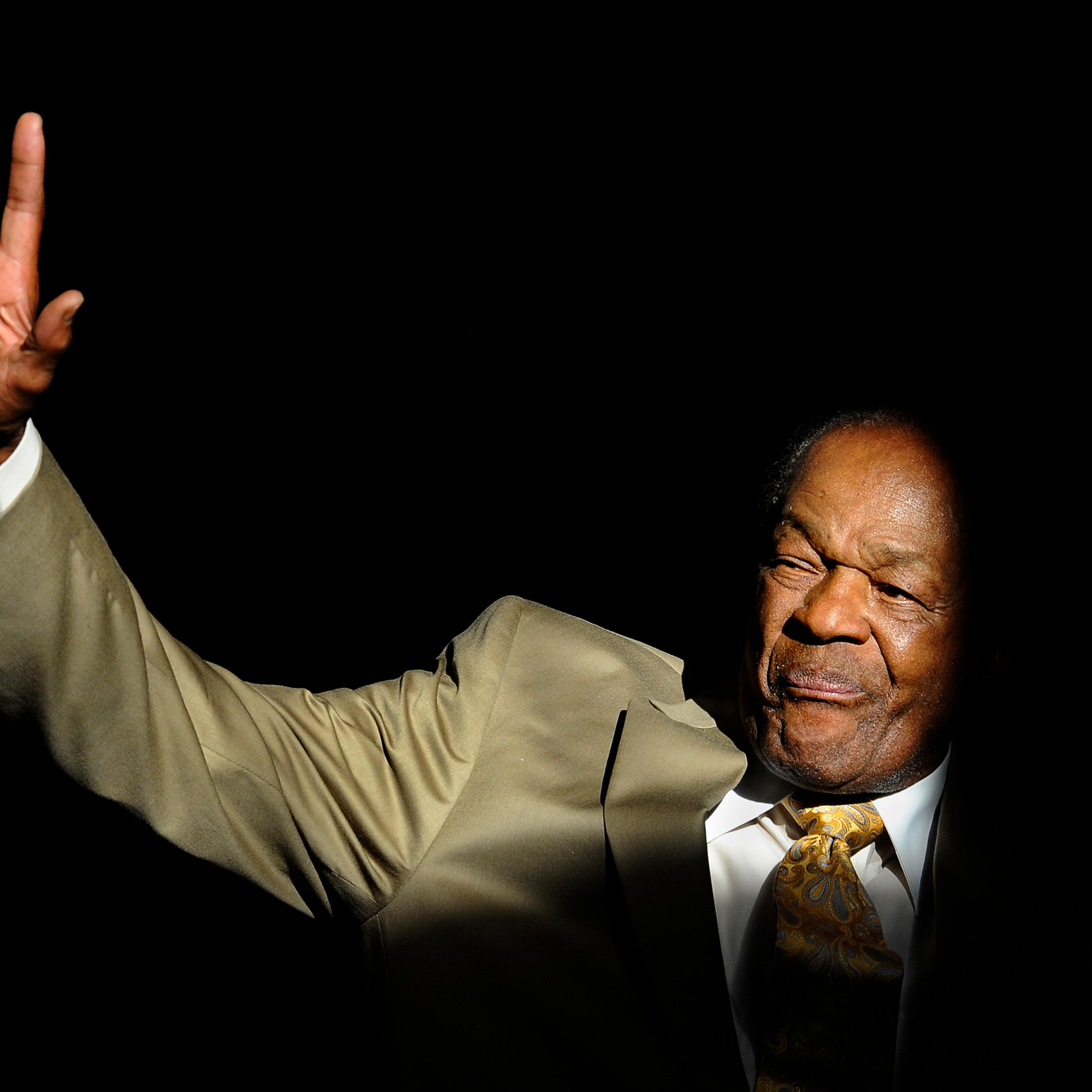 Marion Barry Discussed his New Autobiography and Met With Locals