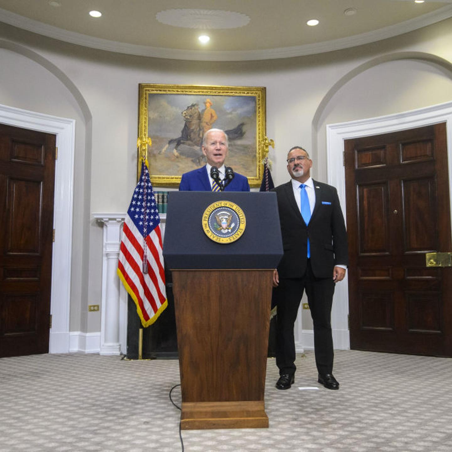 President Biden Delivers Remarks On Student-Debt Relief