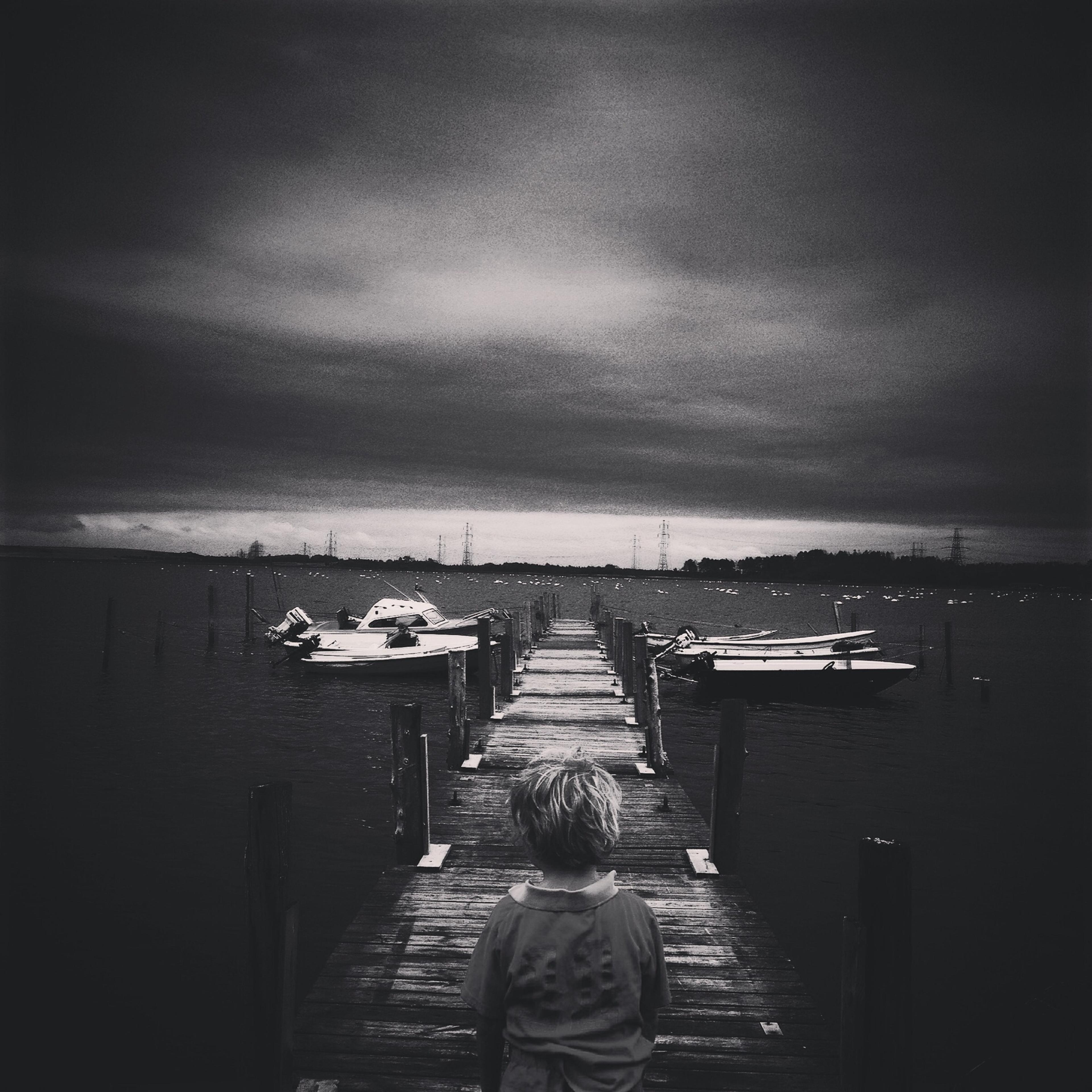 Boy On Jetty