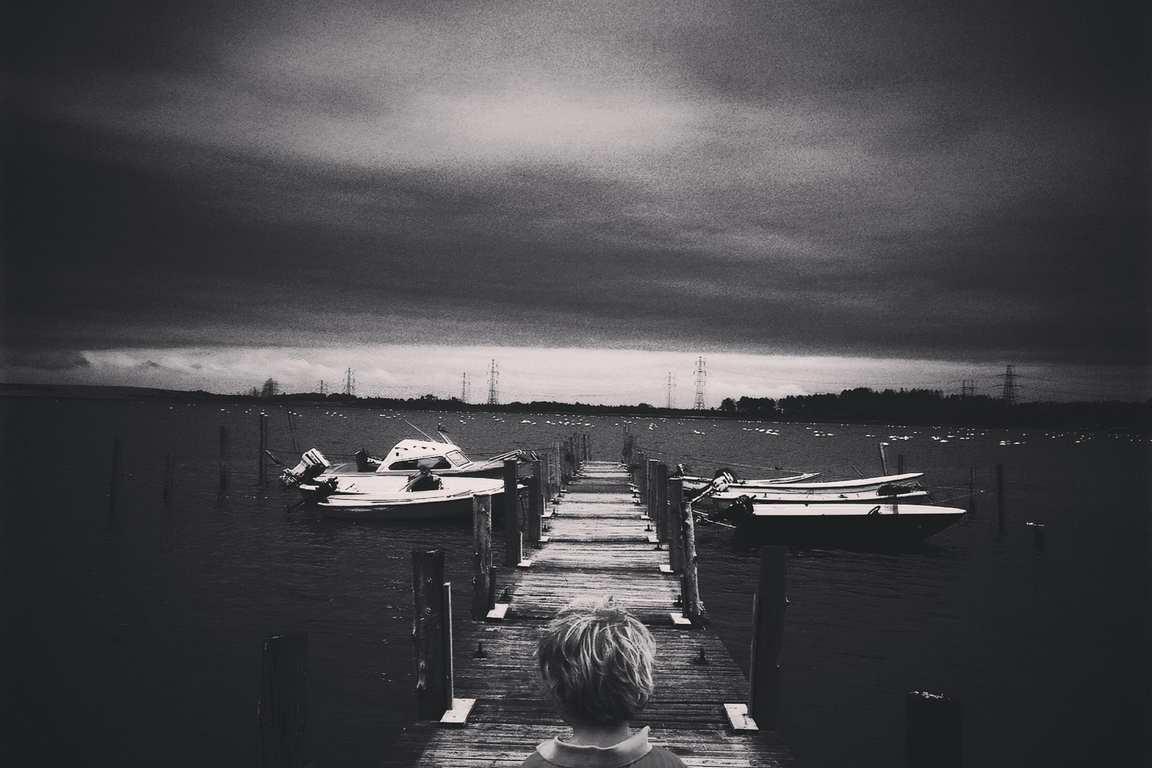 Boy On Jetty