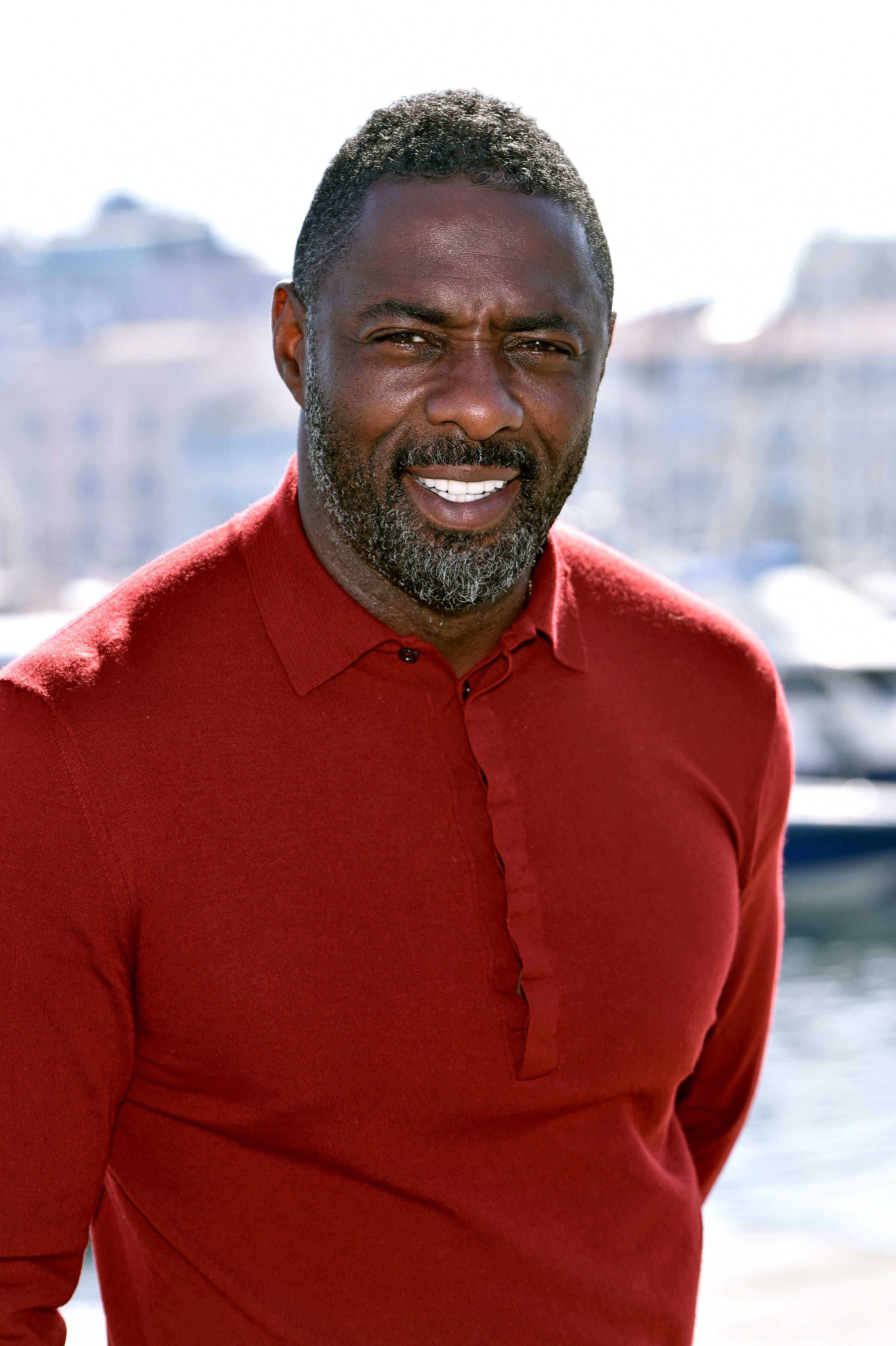 Idris Elba during the MIPTV, International Television Programme Market in Cannes, France on April 14, 2015.