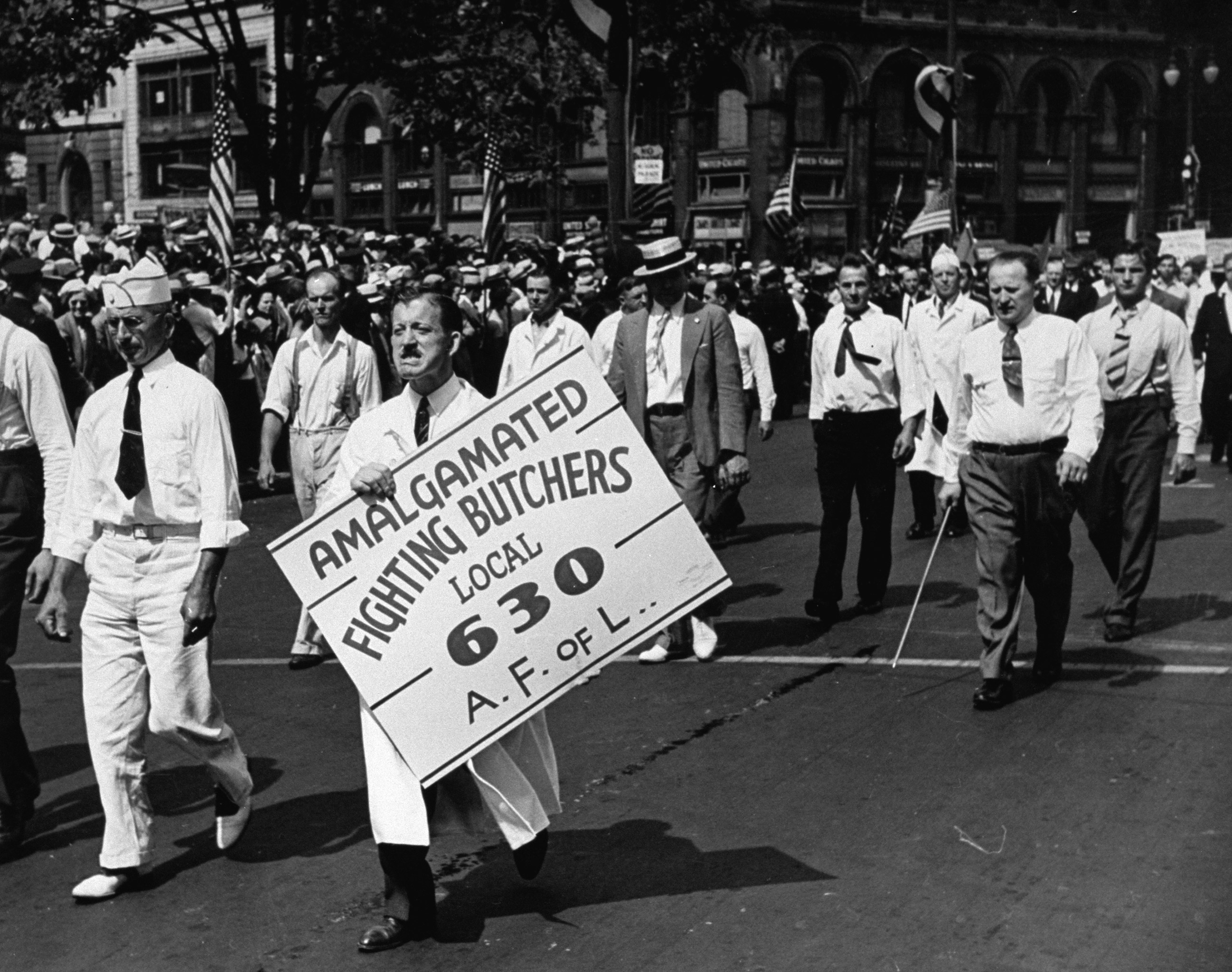 Detroit Labor Day Parade, 1938