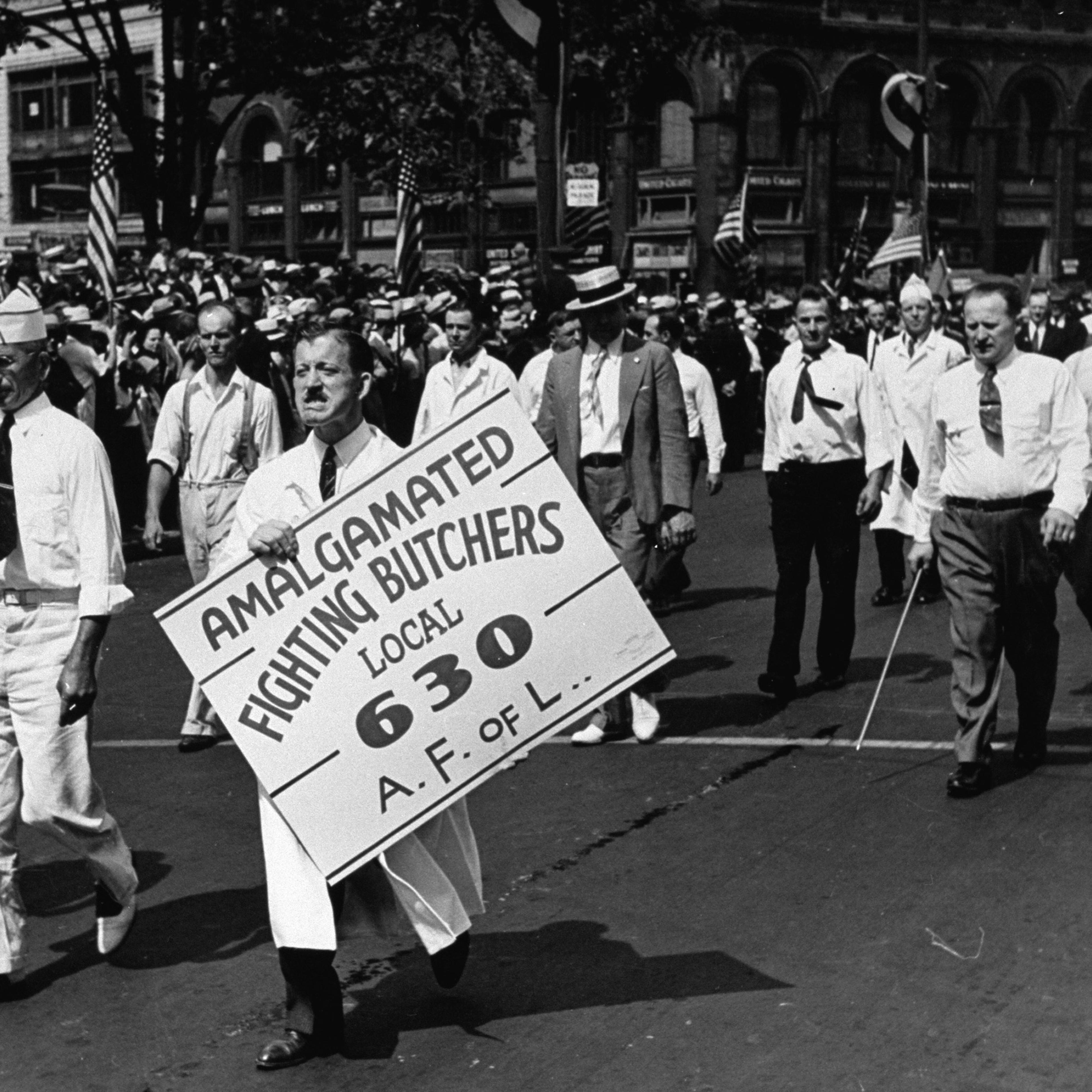 Detroit Labor Day Parade, 1938