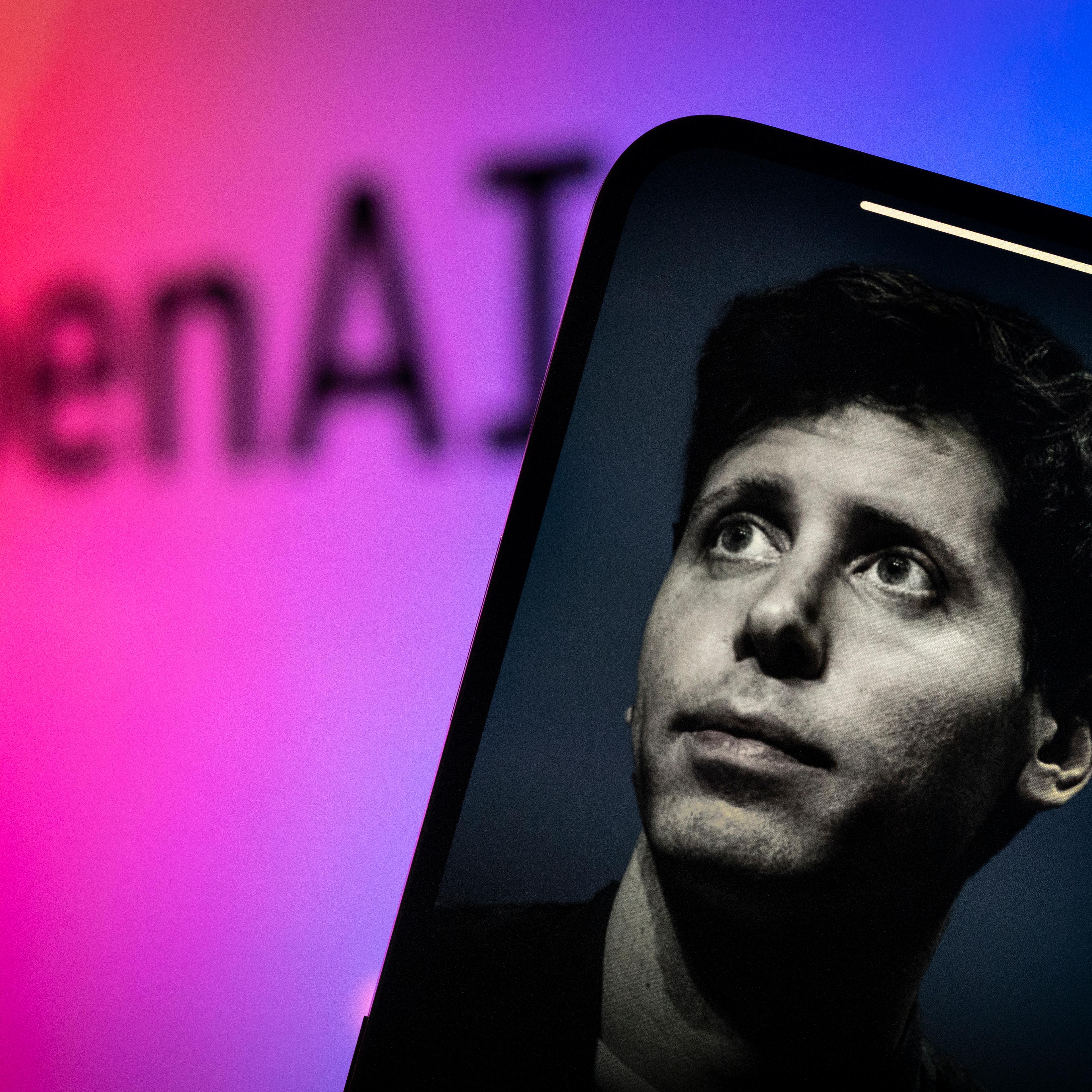 Sam Altman OpenAI Microsoft Illustrations