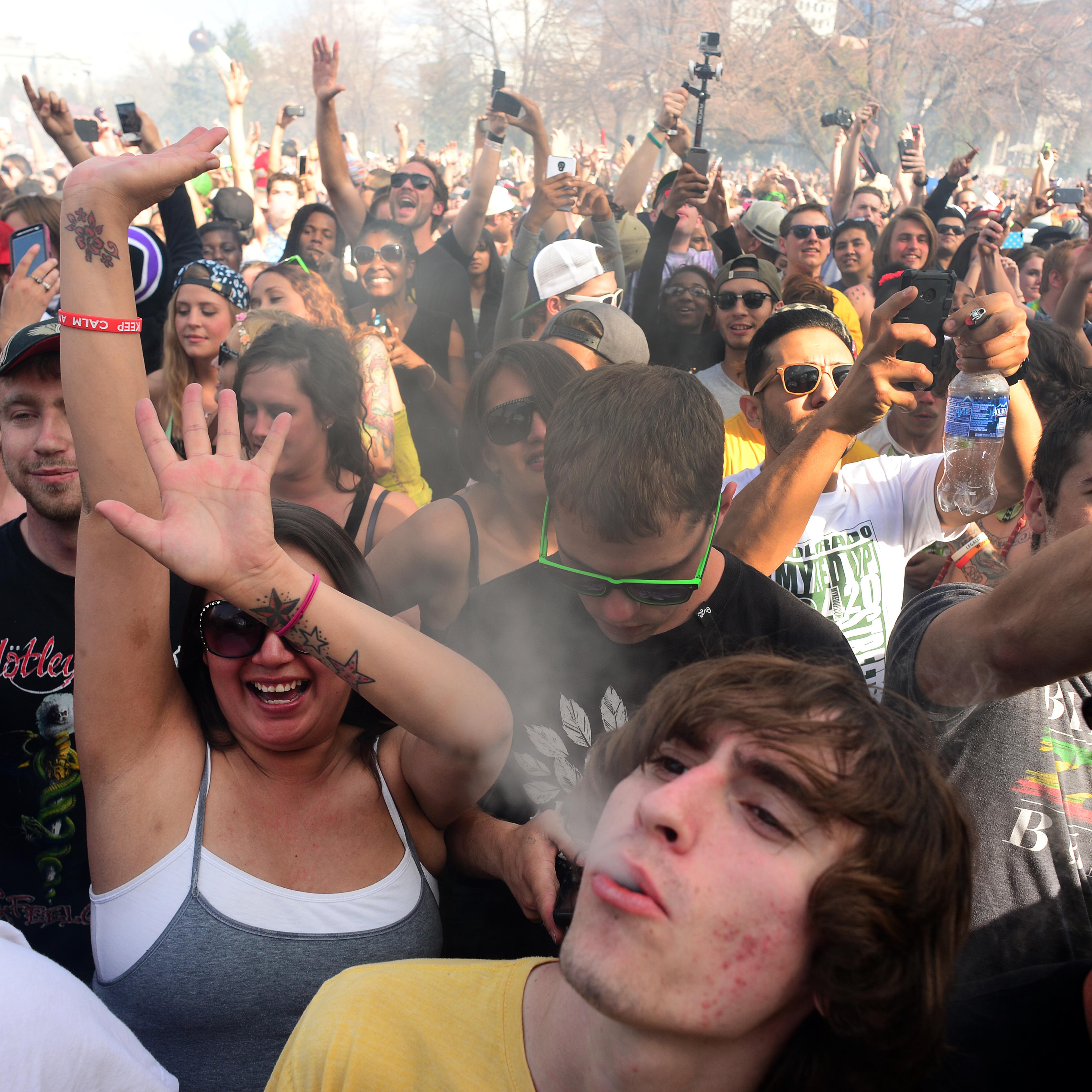Colorado 420 Rally at Civic Center Park in Denver, Co.