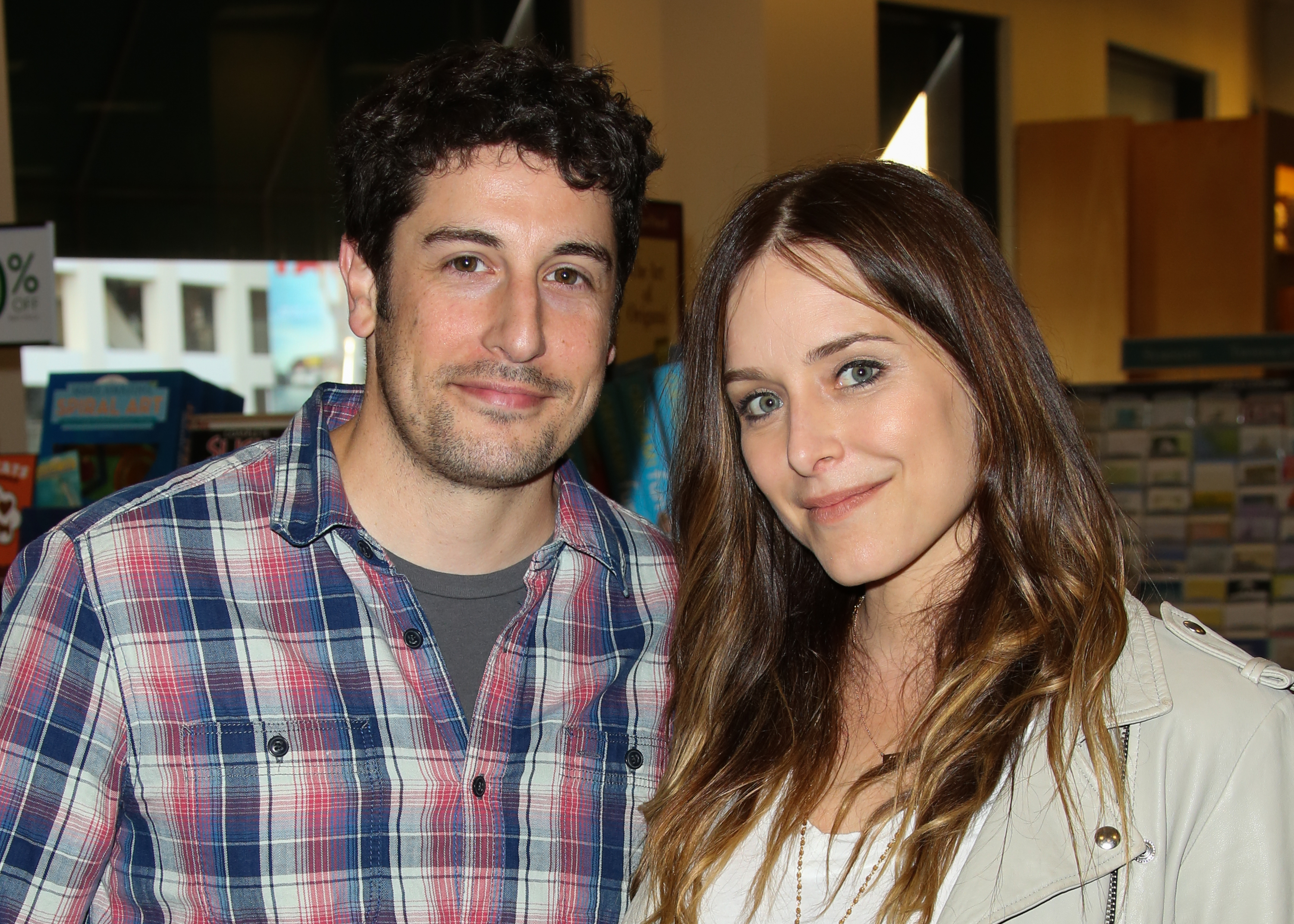 Biggs and Jenny Mollen attend Mollen's singing of her new book "I Like You Just The Way I Am" at Barnes & Nobles bookstore at The Grove on June 25, 2014 in Los Angeles.