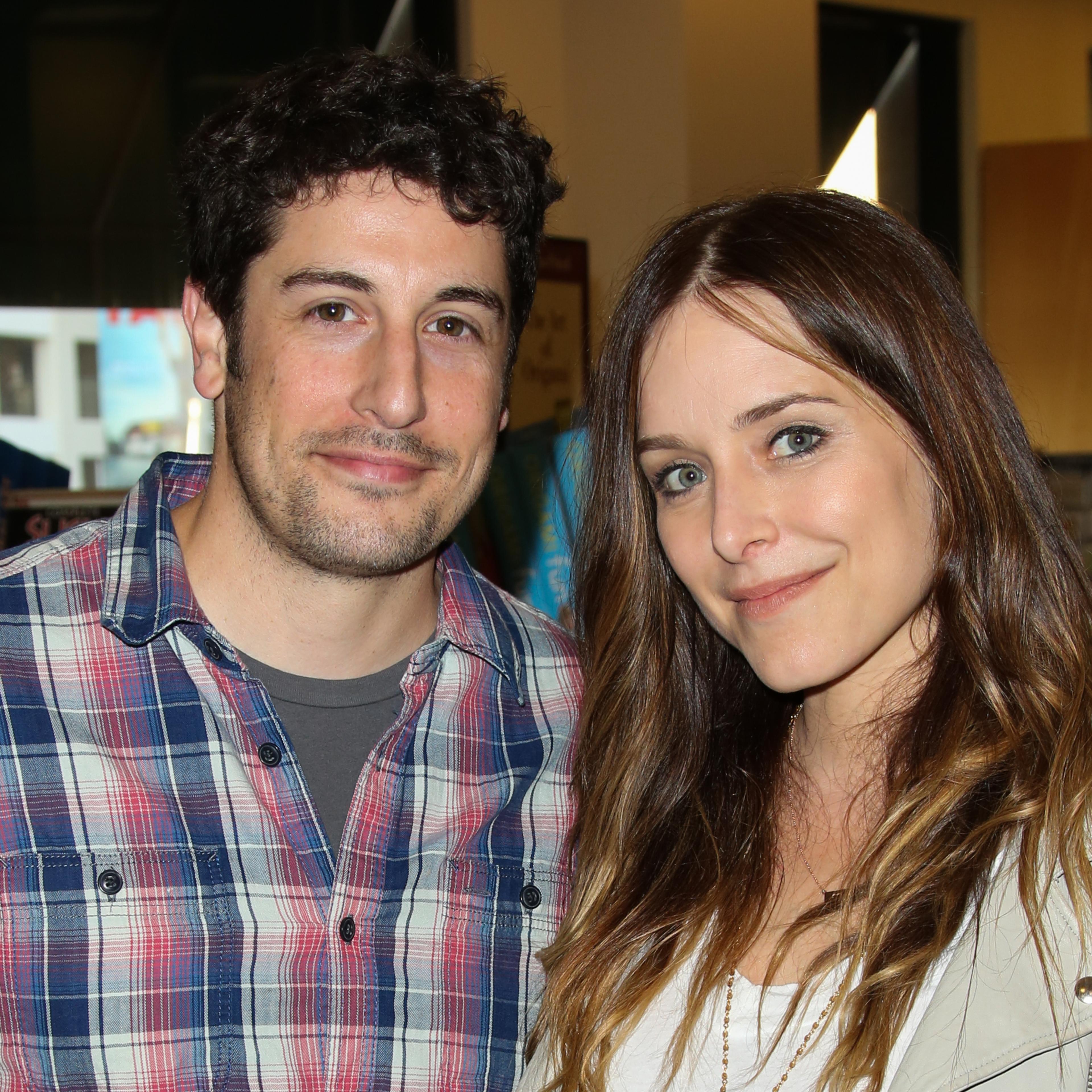 Biggs and Jenny Mollen attend Mollen's singing of her new book "I Like You Just The Way I Am" at Barnes & Nobles bookstore at The Grove on June 25, 2014 in Los Angeles.