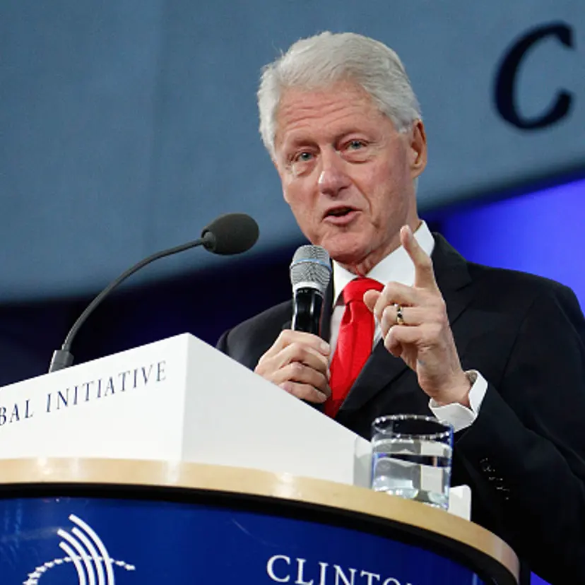 President Bill Clinton gives a farewell address at the 2016 Clinton Global Initiative Annual Meeting at Sheraton New York Times Square on Sept. 21, 2016.