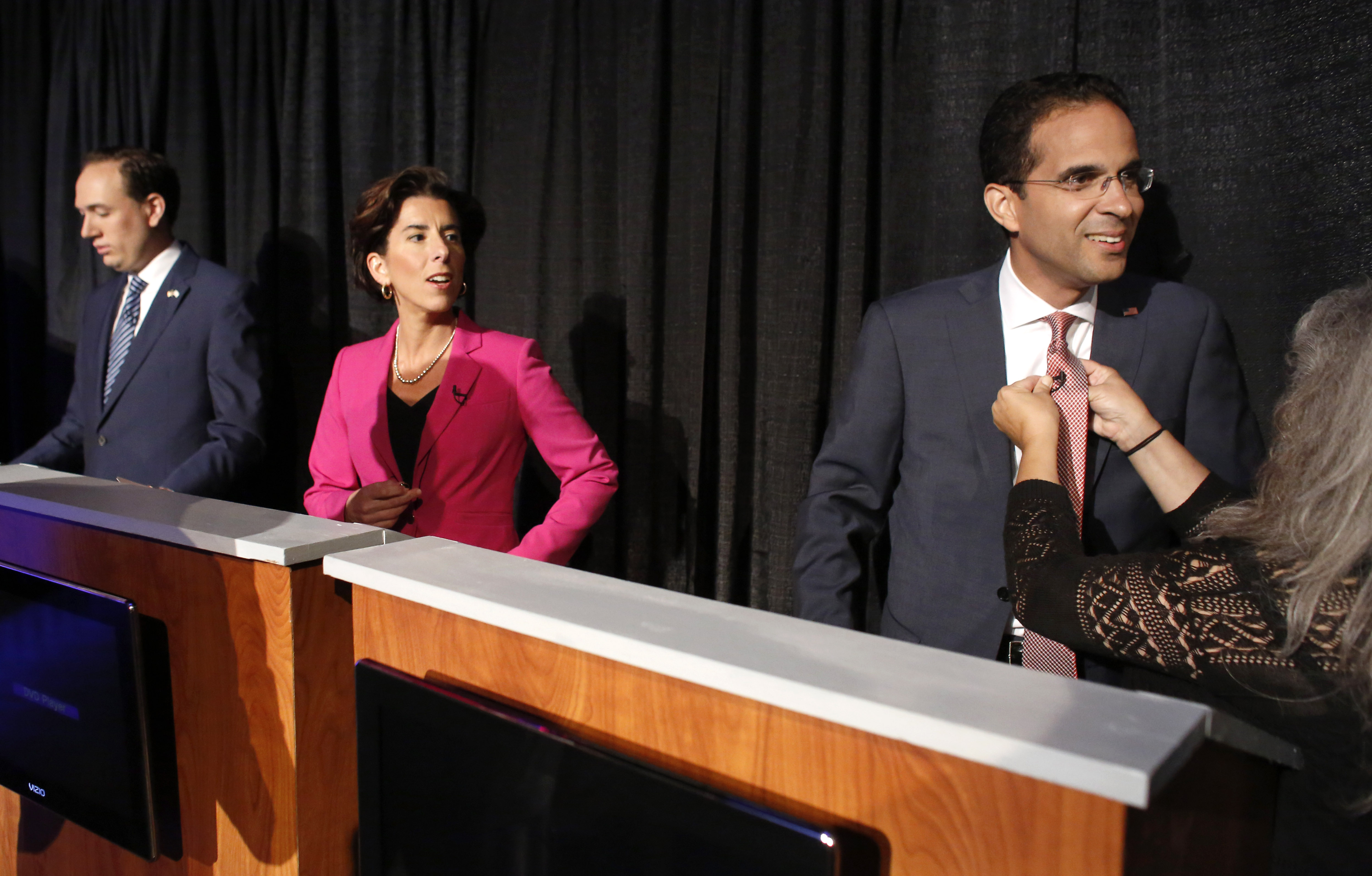 Clay Pell, Gina Raimondo, Angel Taveras