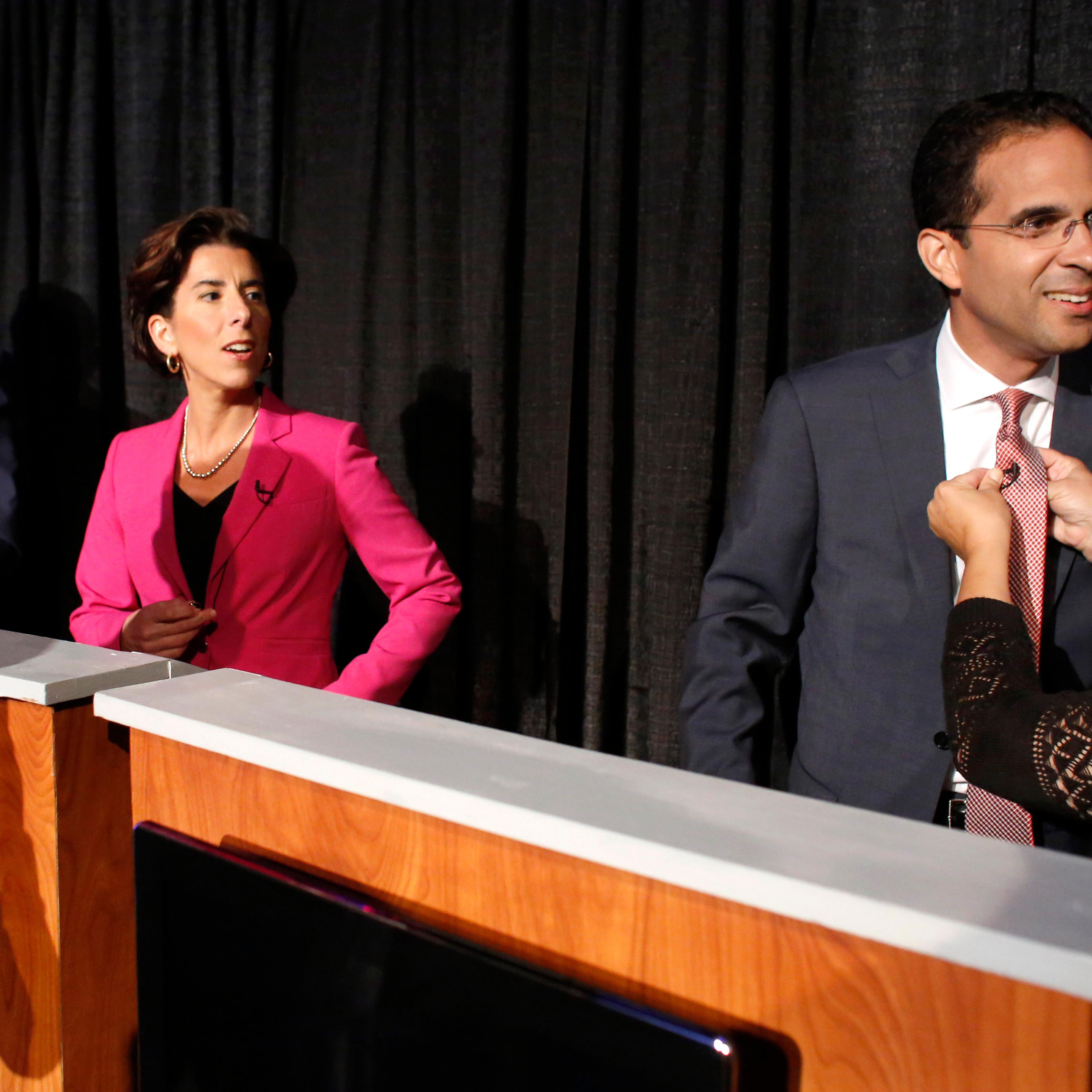 Clay Pell, Gina Raimondo, Angel Taveras