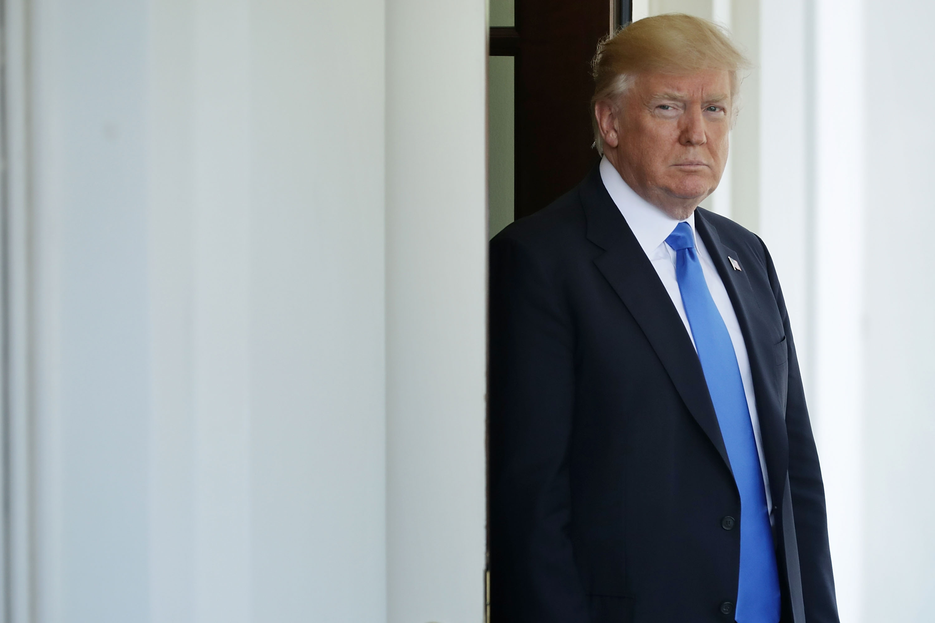 Trump Welcomes President Of Romania Klaus Iohannis to the White House