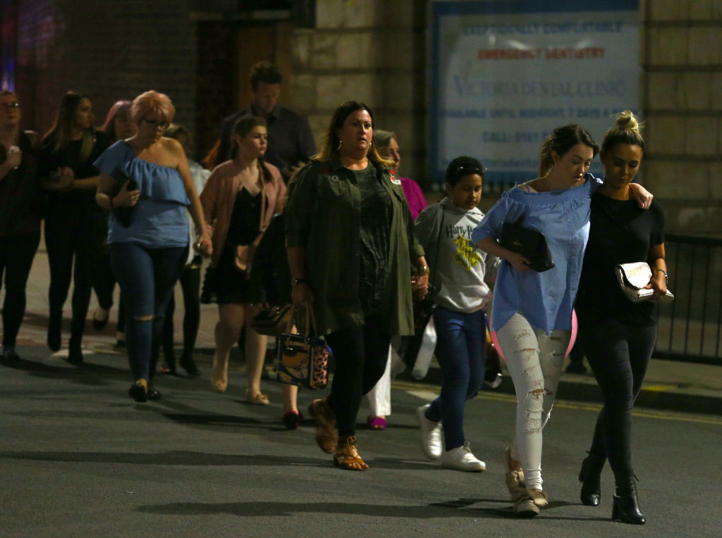 Police Respond To An Incident At Manchester Arena
