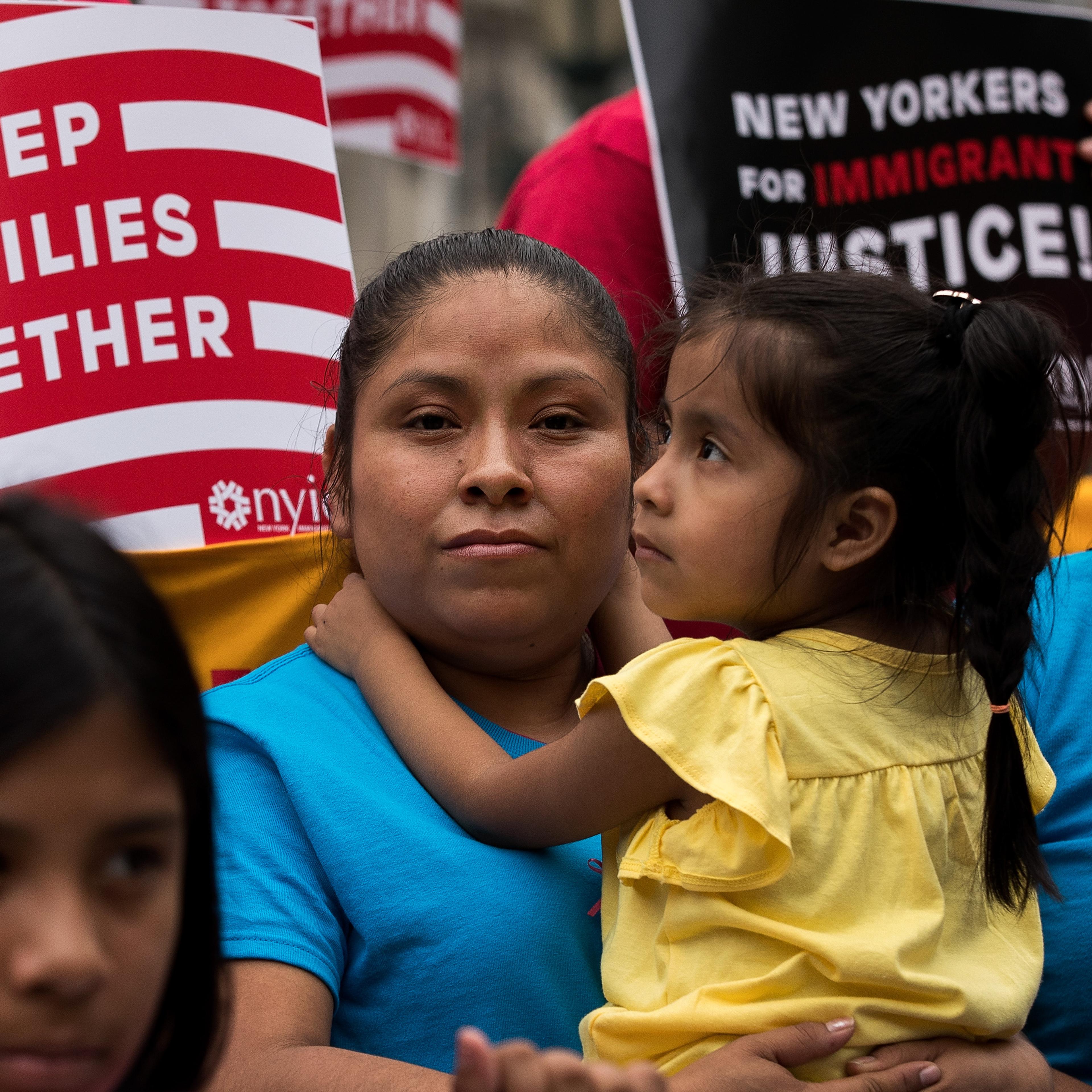 Activists Rally For Immigration Reform In Wake Of Supreme Court Decision