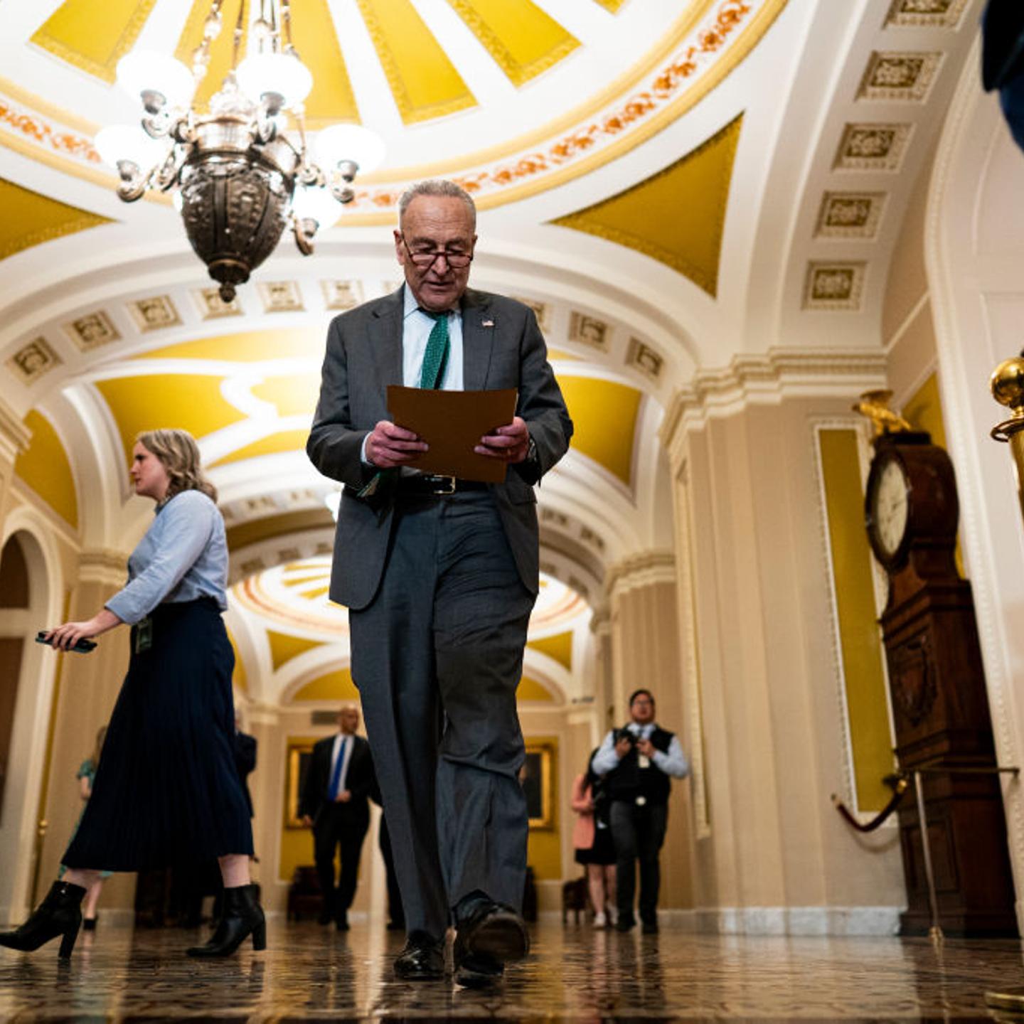 Senators Meet For Policy Luncheons Ahead Of Government Funding Deadline