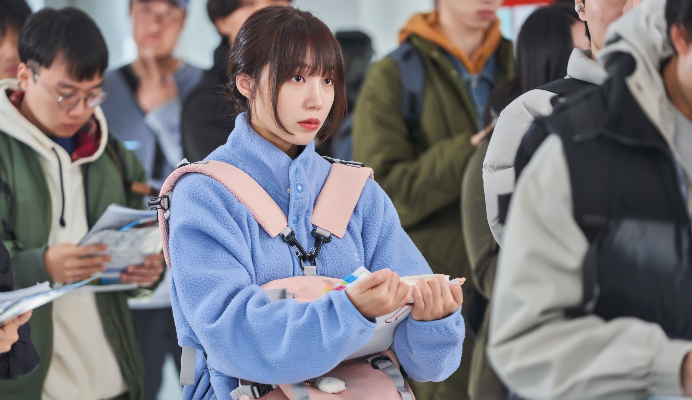 Jung Eun-ji as the pre-body-swapped Lee Mi-jin