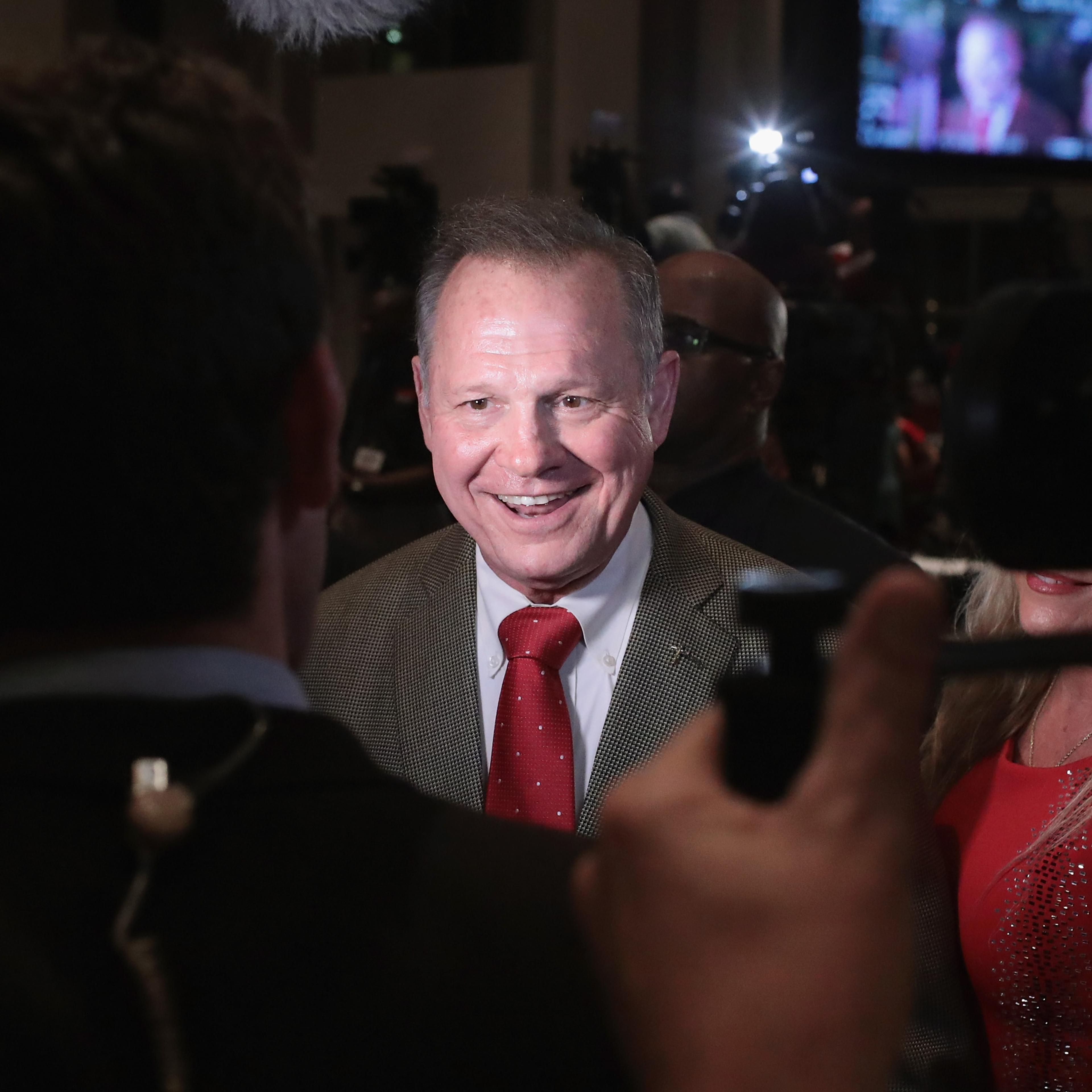 Alabama GOP Senate Candidate Roy Moore Holds Election Night Gathering In Special Election For Session's Seat