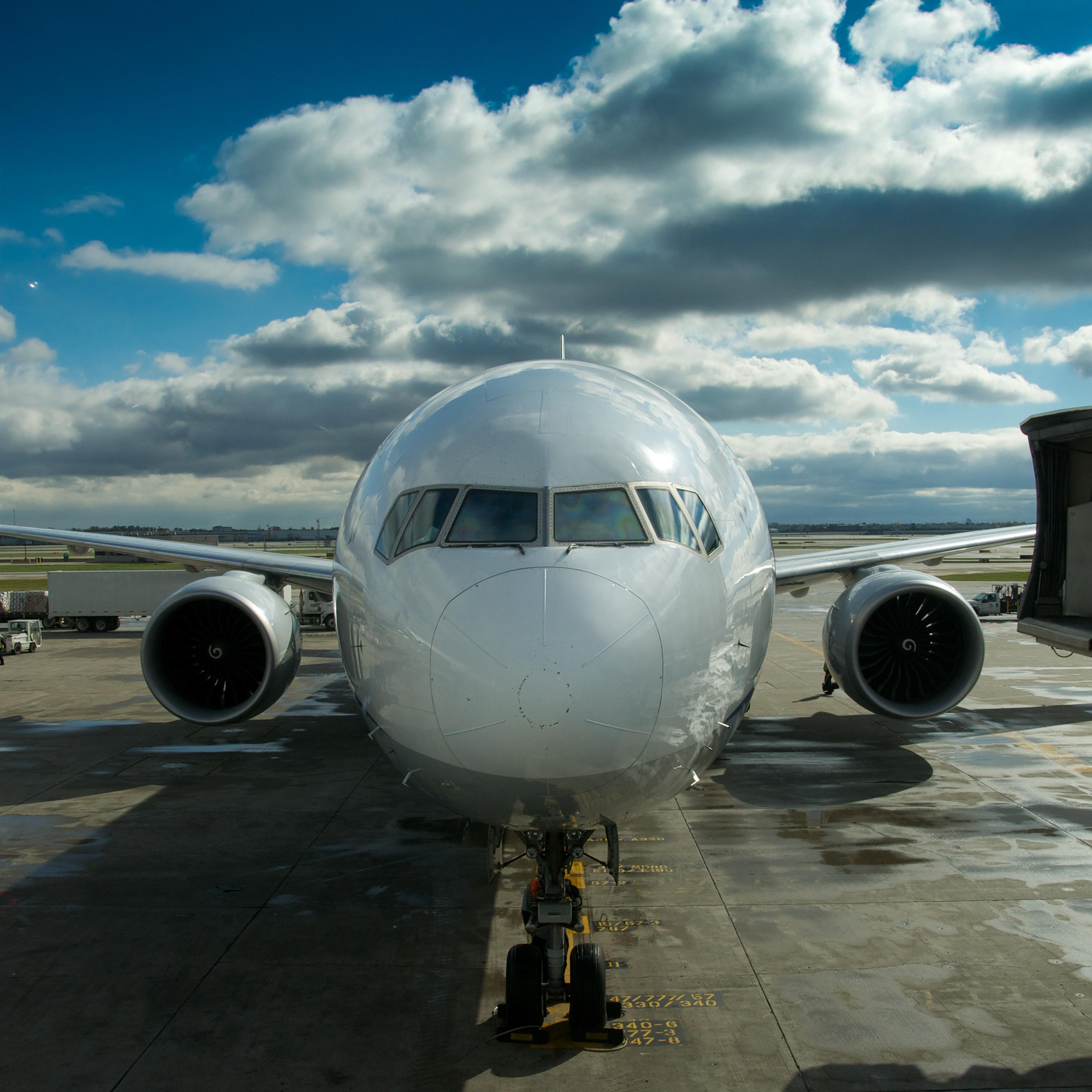 Passenger Jet Arriving at the Gate
