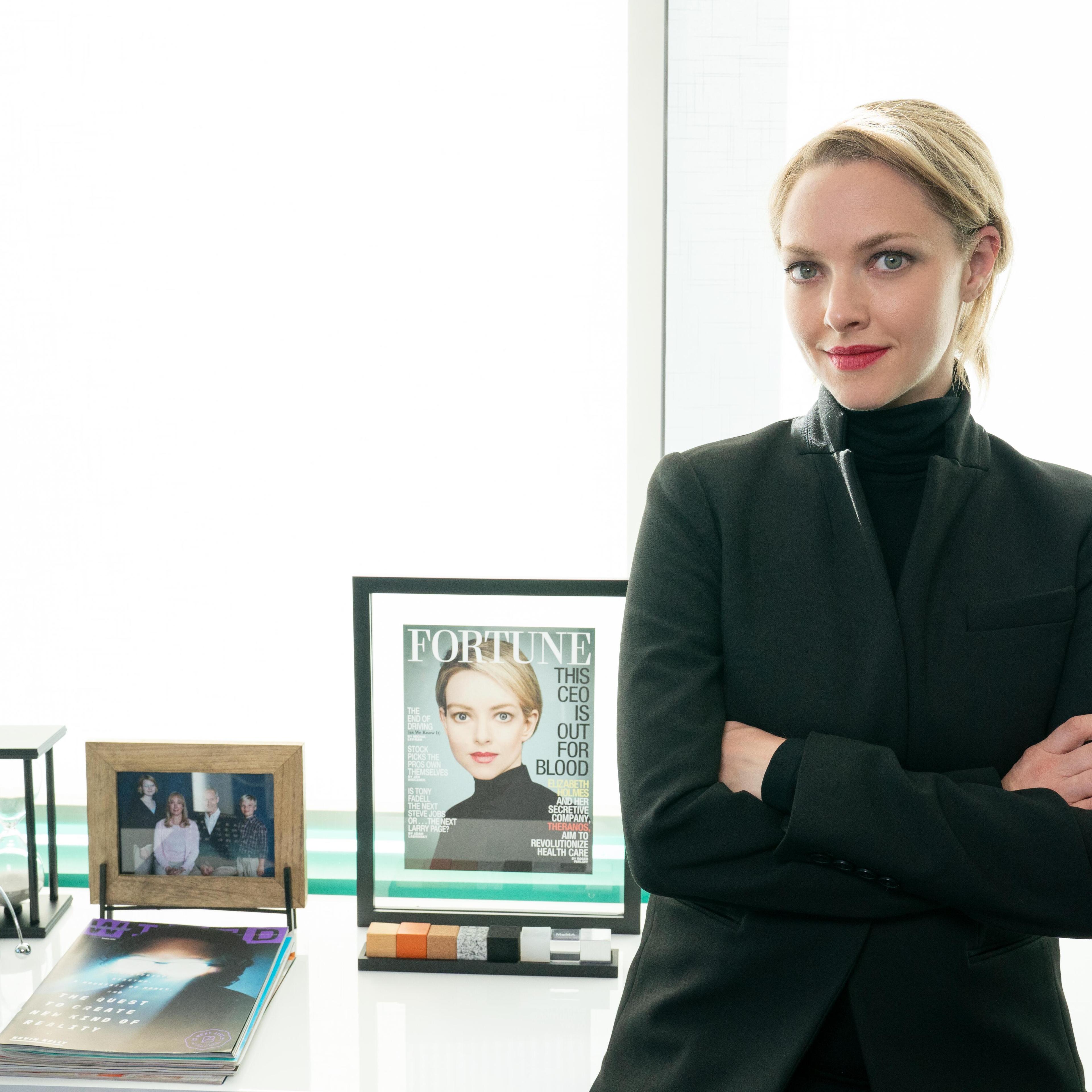 Amanda Seyfried as Elizabeth Holmes in 'The Dropout'