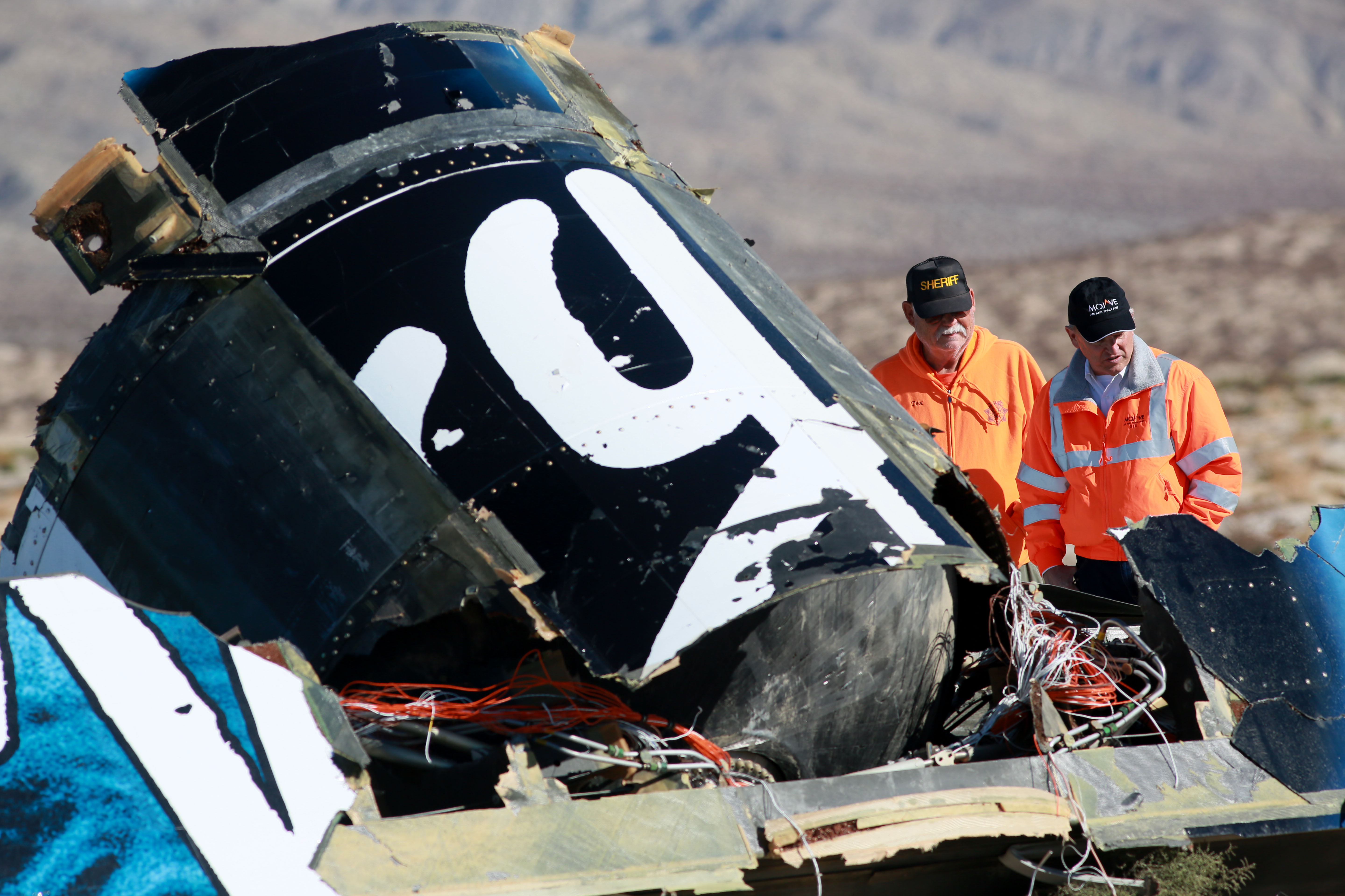 Virgin Galactic SpaceShipTwo Crashes During Test Flight In Mojave Desert
