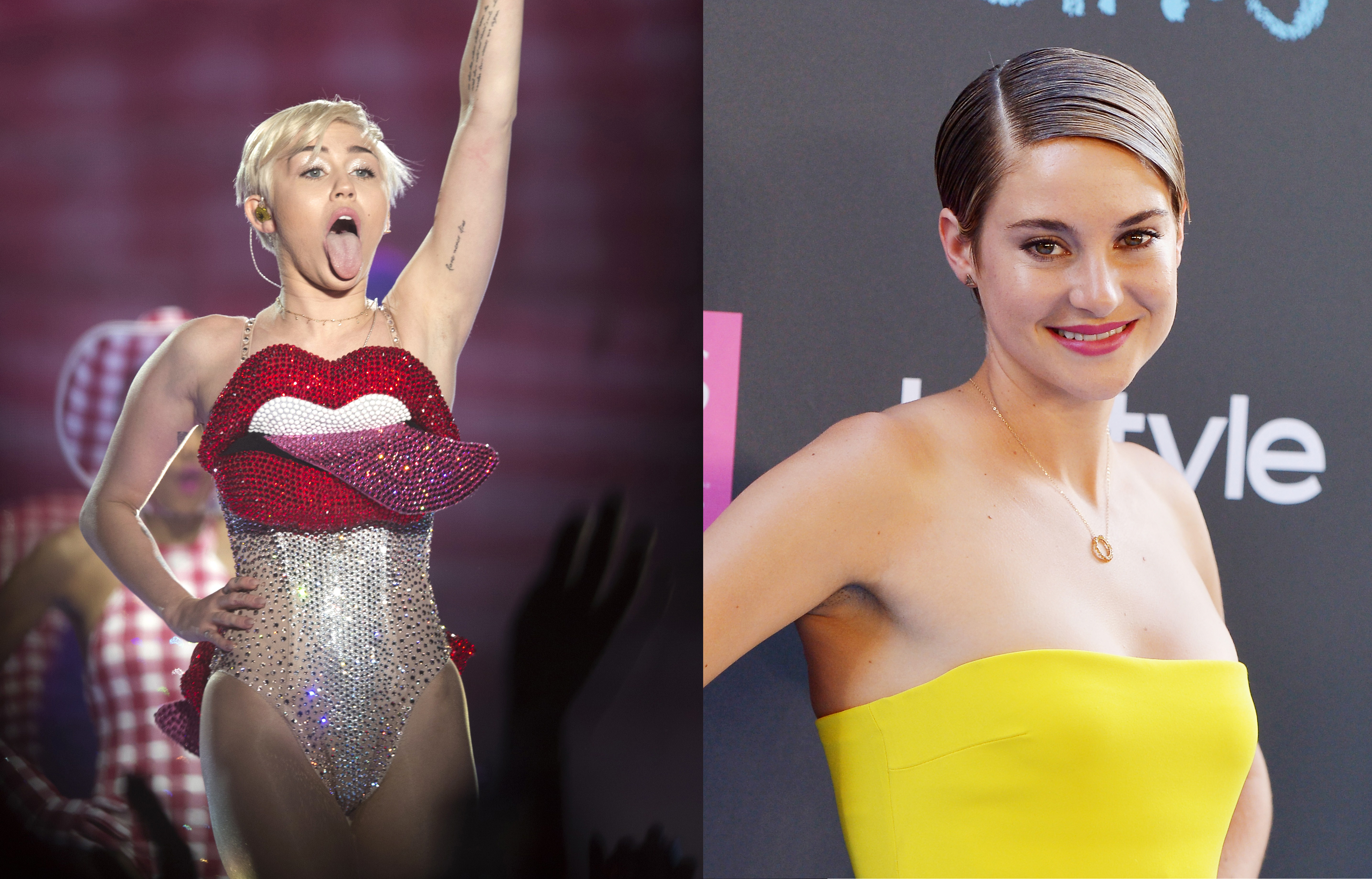 Miley Cyrus Shailene Woodley