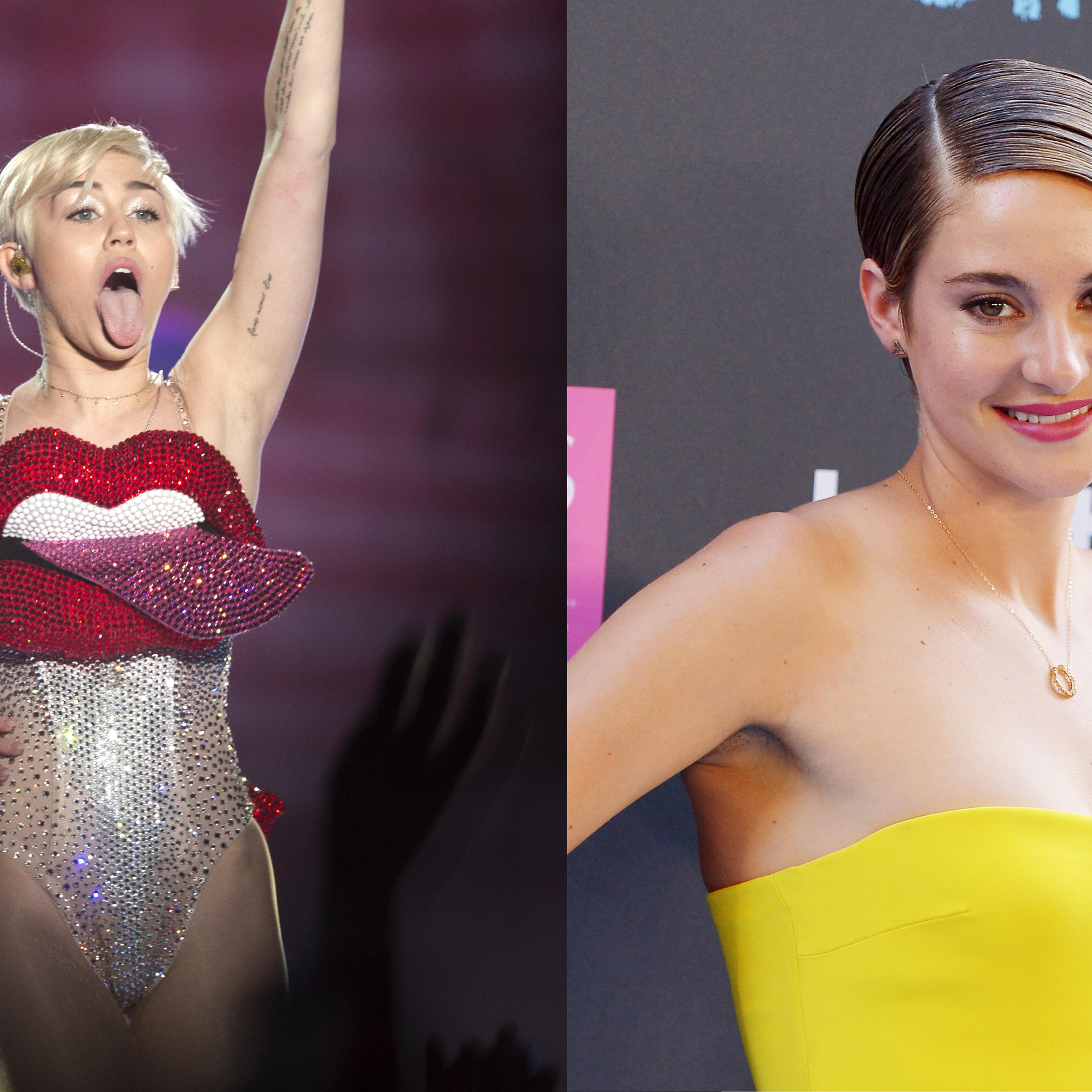 Miley Cyrus Shailene Woodley
