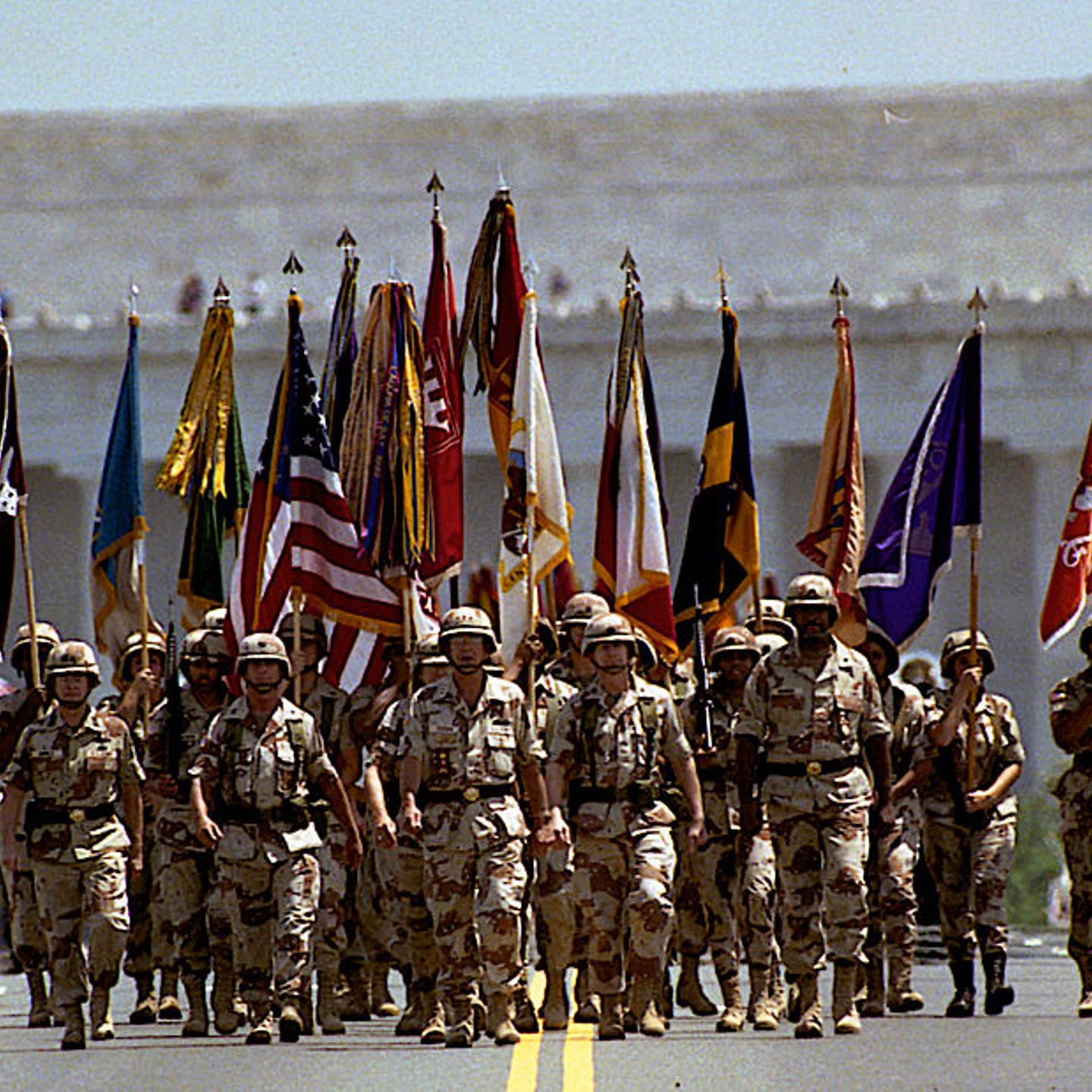 Desert Storm Victory Parade in Washington DC.