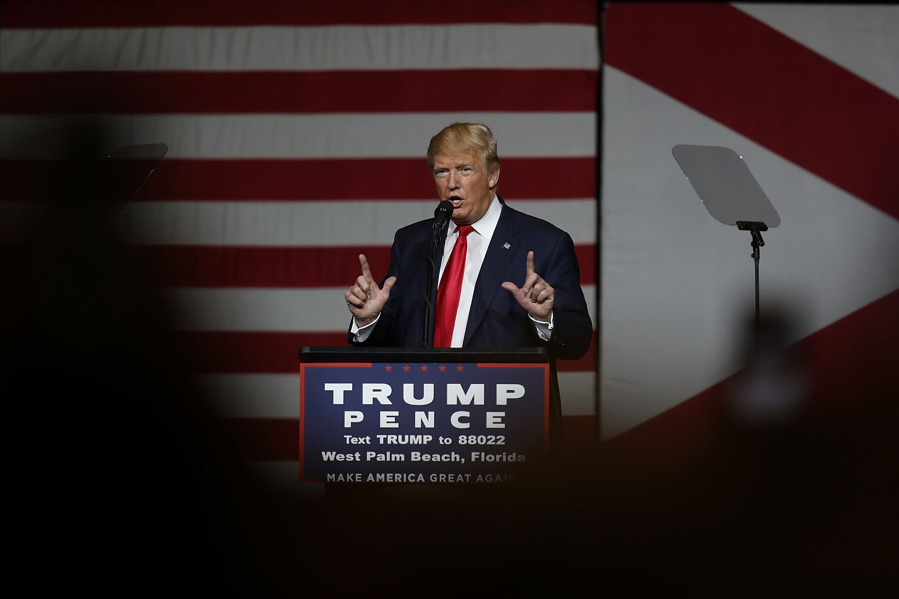 Trump Holds Campaign Event In West Palm Beach, Florida