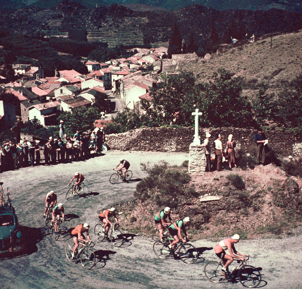 <strong>Not published in LIFE.</strong> 1953 Tour de France.