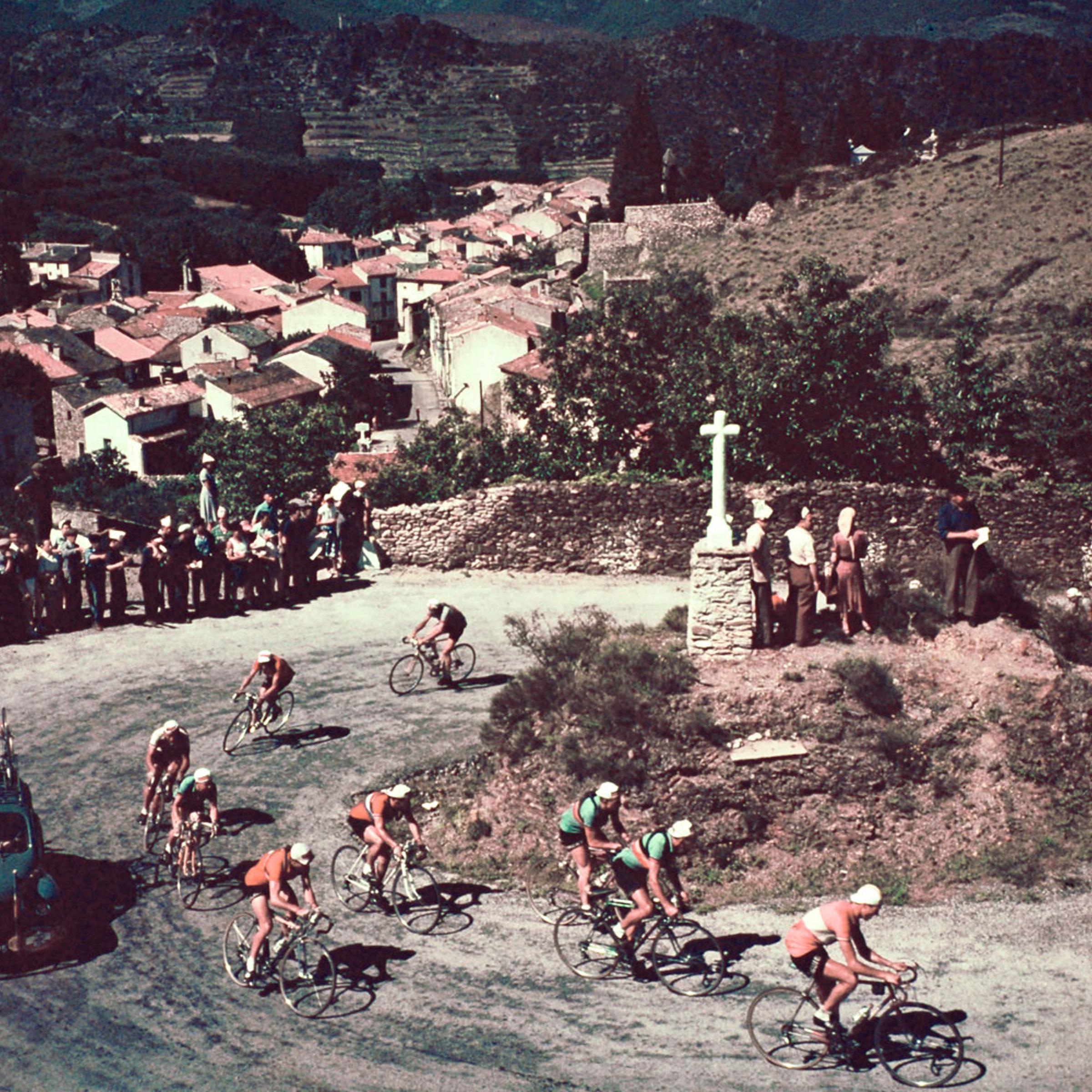 <strong>Not published in LIFE.</strong> 1953 Tour de France.
