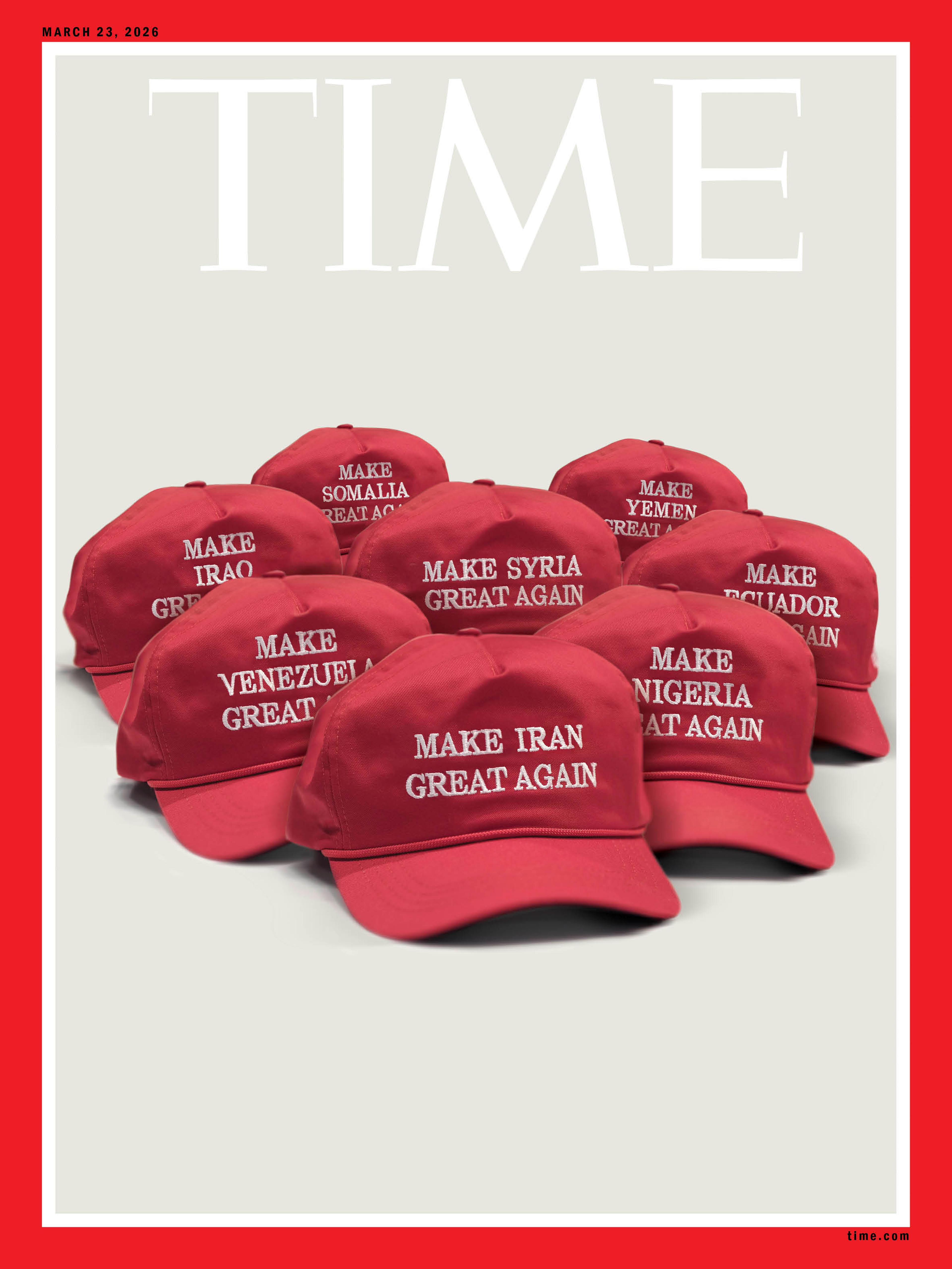 Trump Iran Time Magazine cover