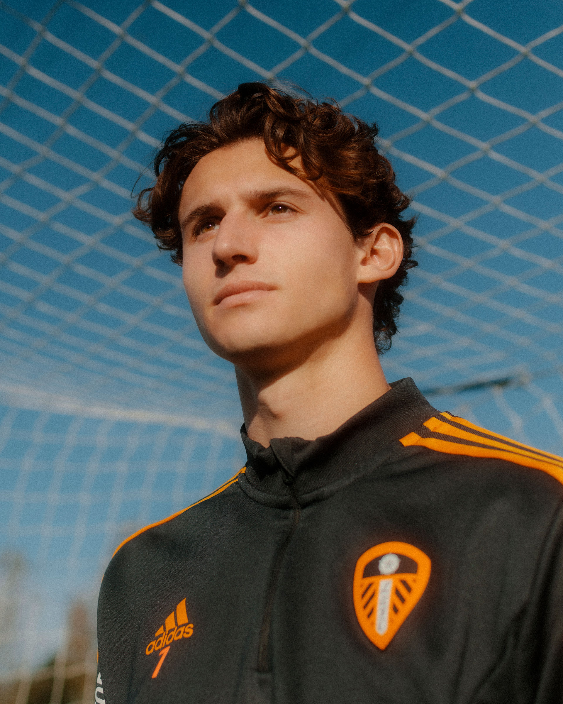 Brenden Aaronson during a practice on November 3 in Leeds, England.