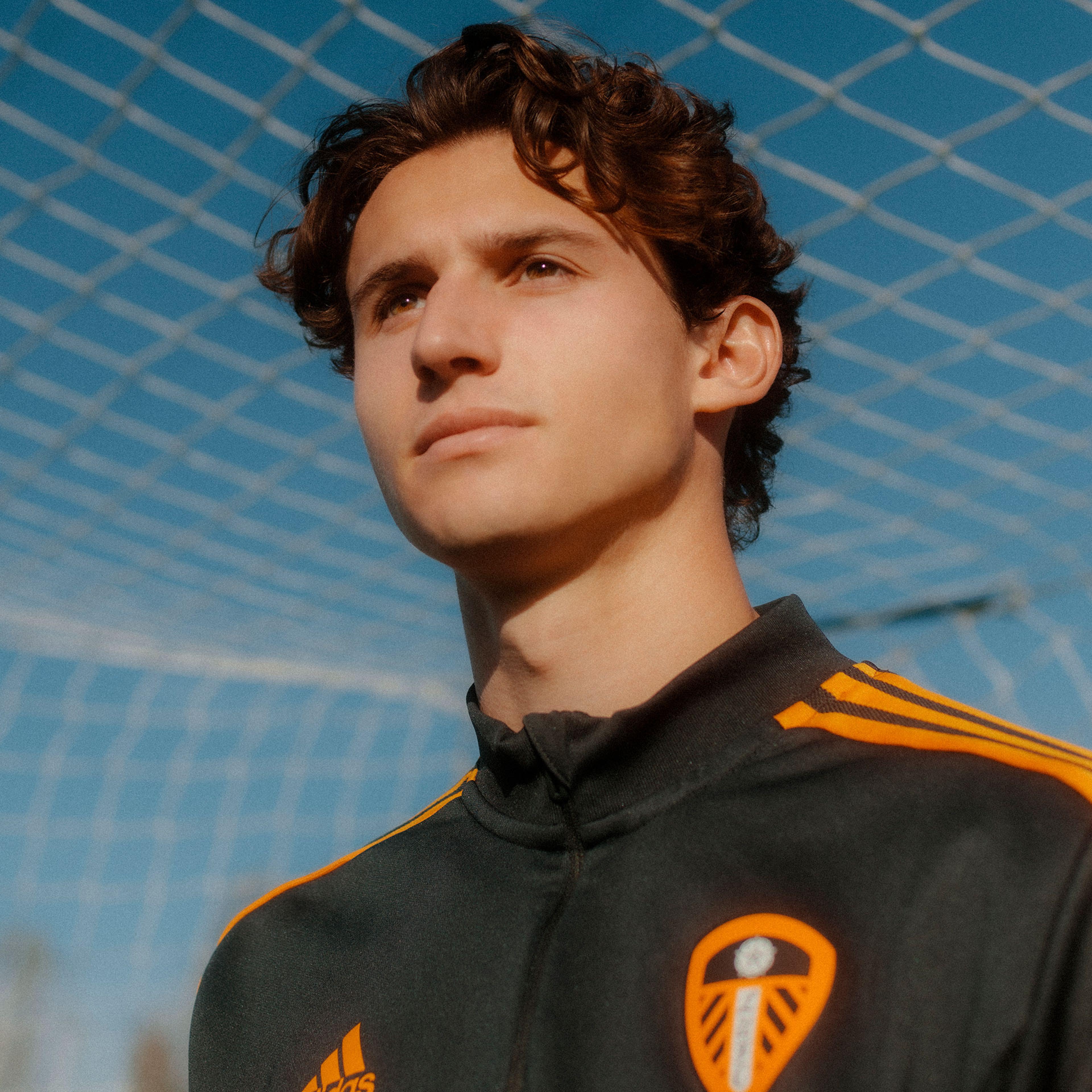 Brenden Aaronson during a practice on November 3 in Leeds, England.