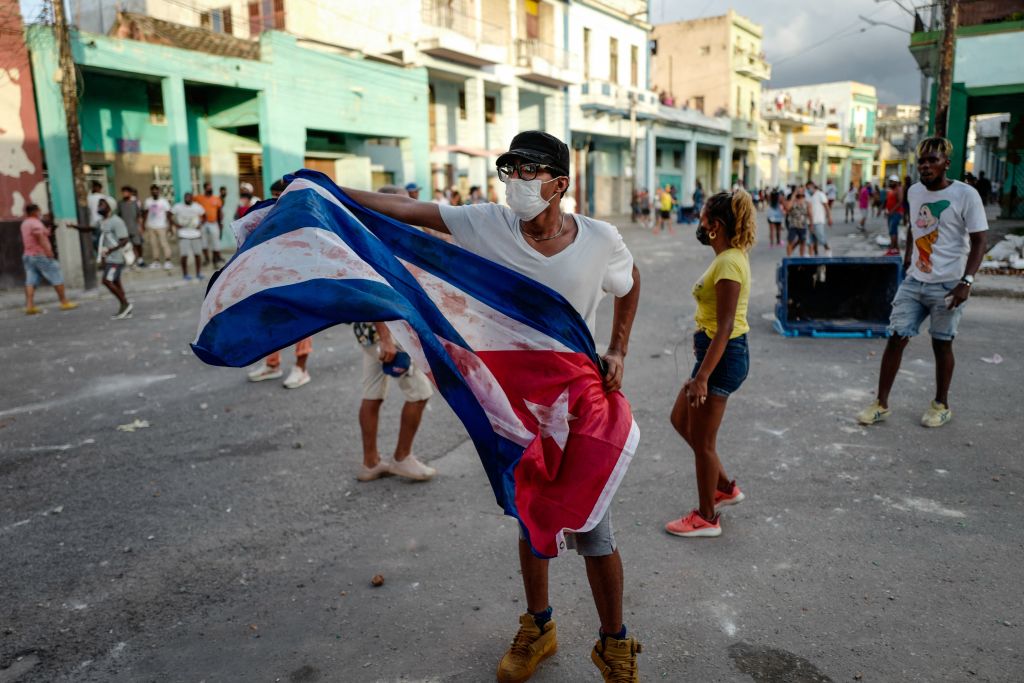 CUBA-POLITICS-DEMONSTRATION-DIAZ-CANEL