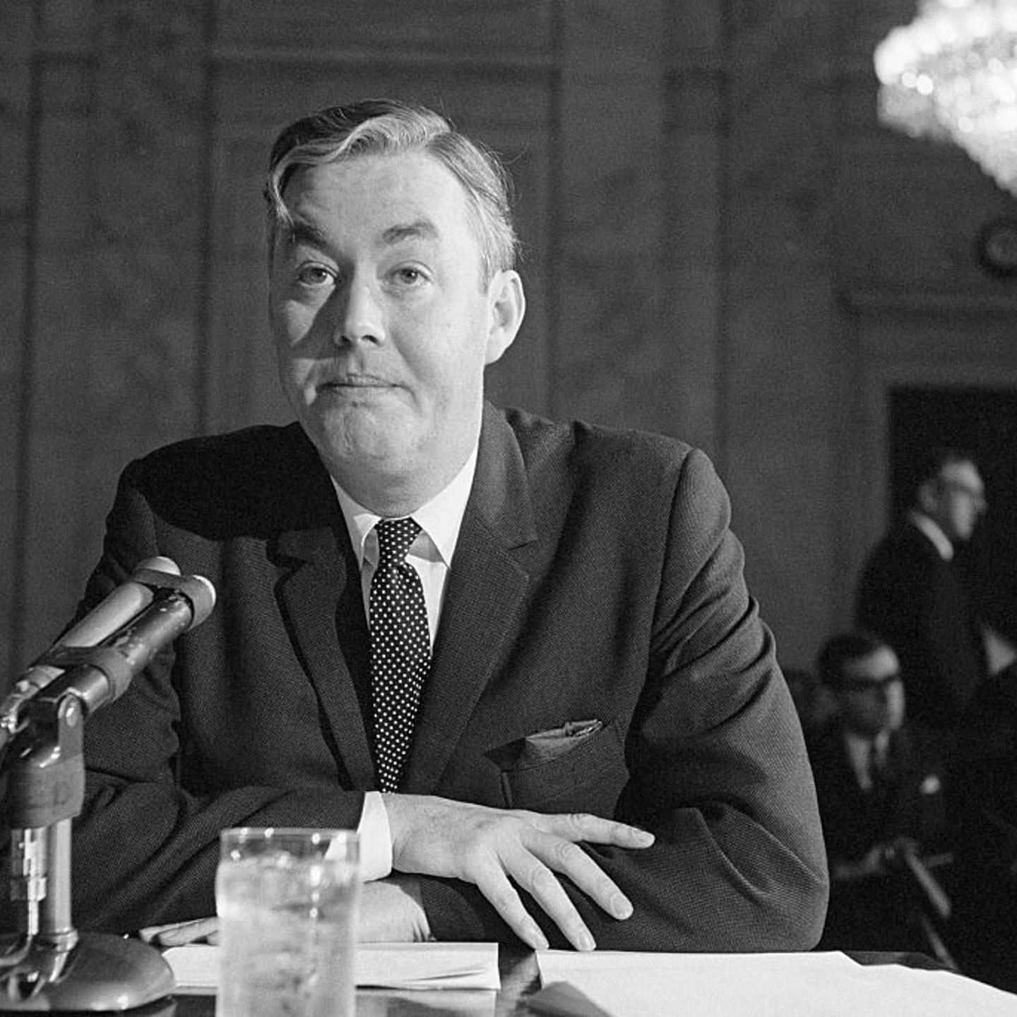 Daniel Moynihan Speaking at Senate Hearings