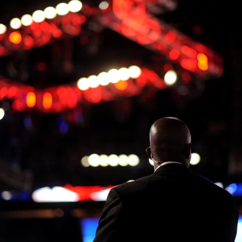 A U.S. secret service agent stands at the Republican National Convention (RNC) in Tampa, Florida, U.S., on Wednesday, Aug. 29, 2012.