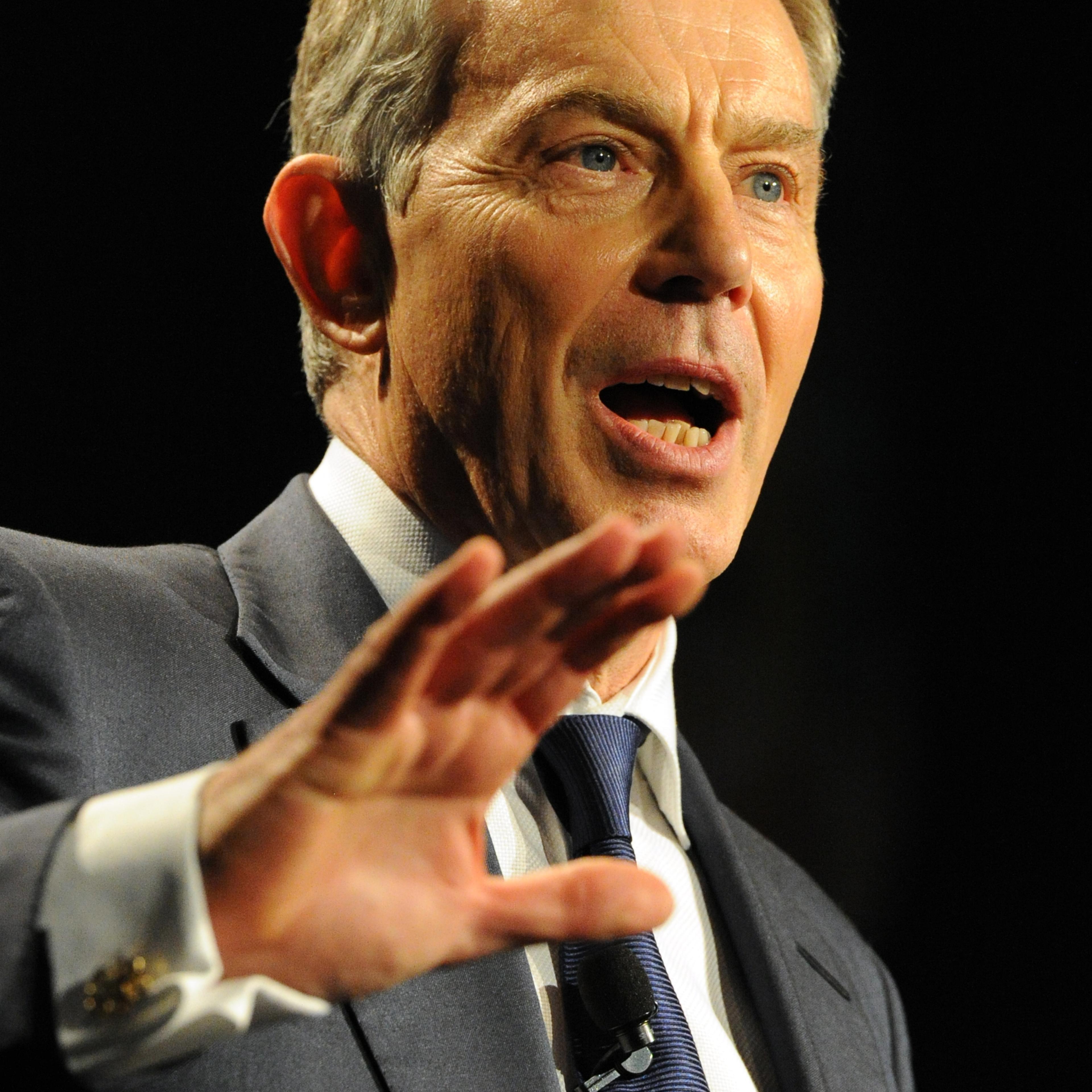 Former British prime minister Tony Blair