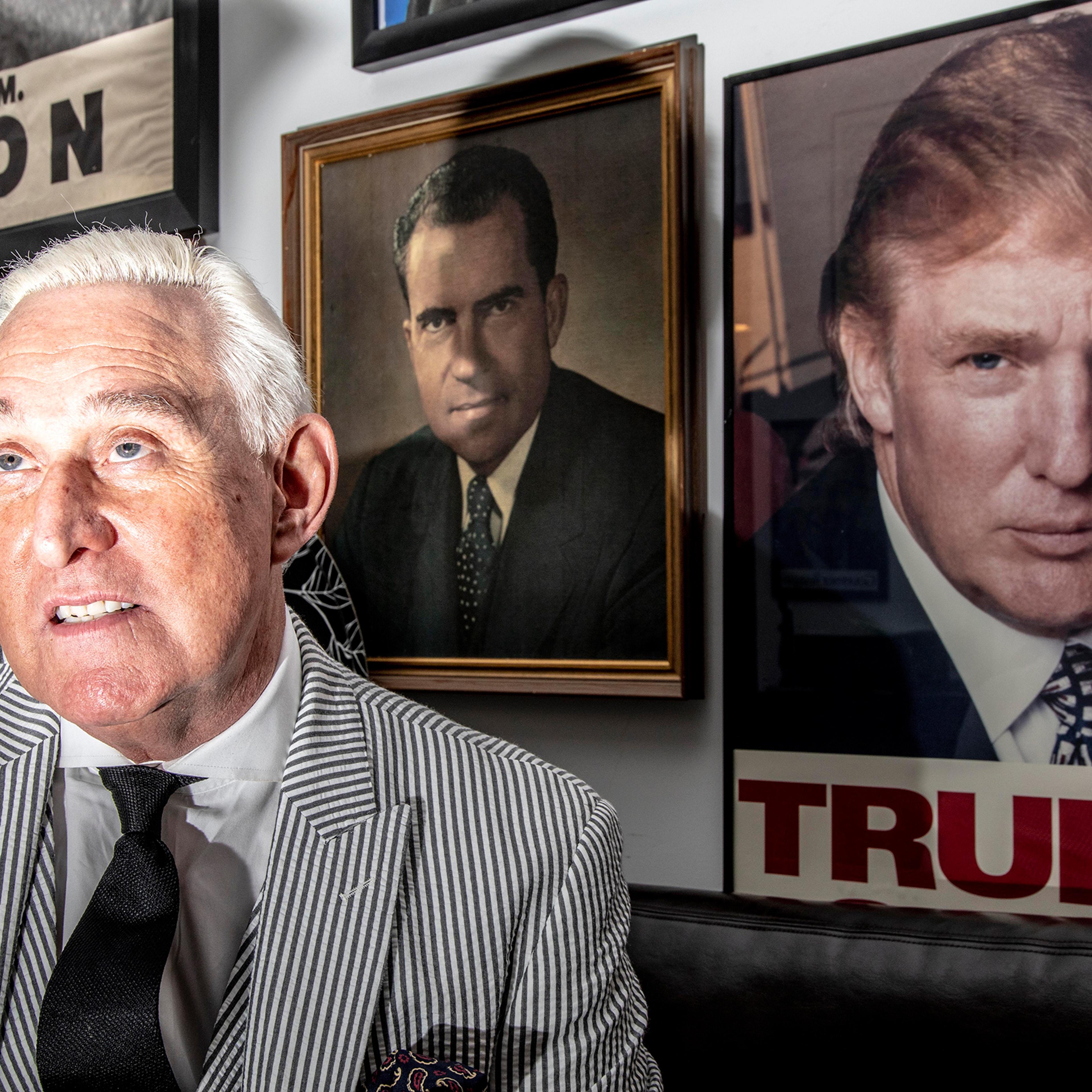 Roger Stone at his New York apartment in June 2018.