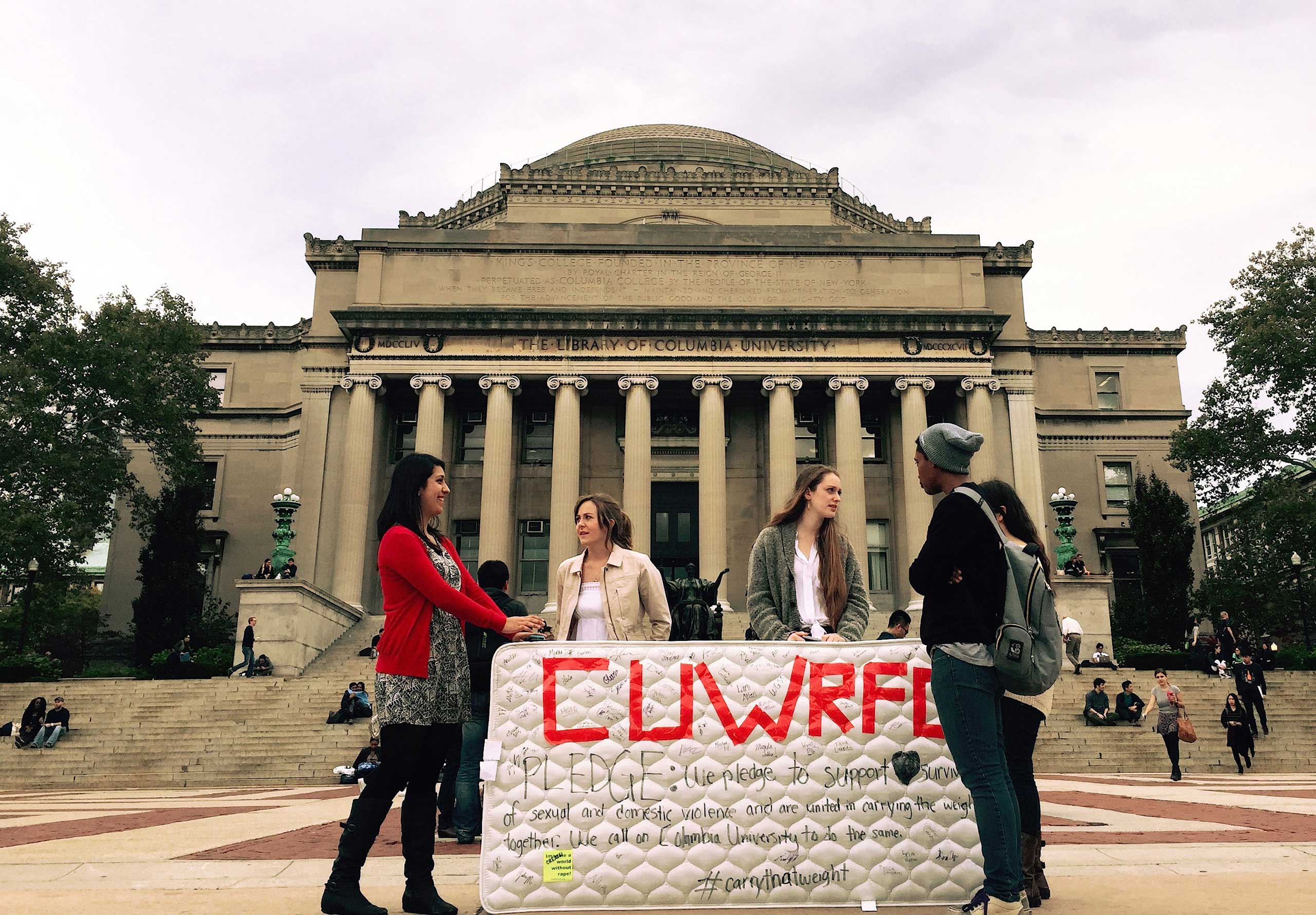 Protest Against Sexual Assault in New York