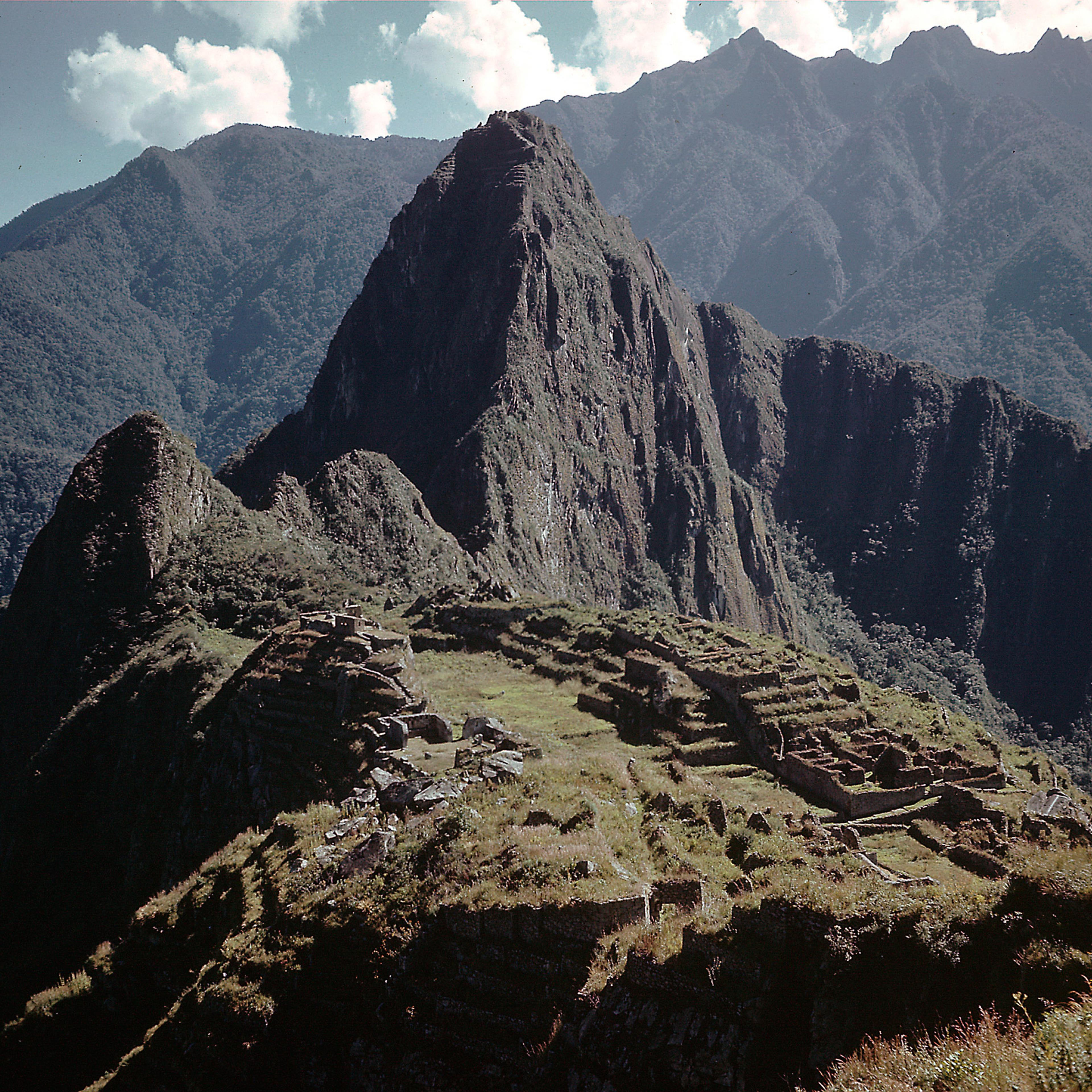 The Inca Ruins of Machu Picchu in Peru, 1945