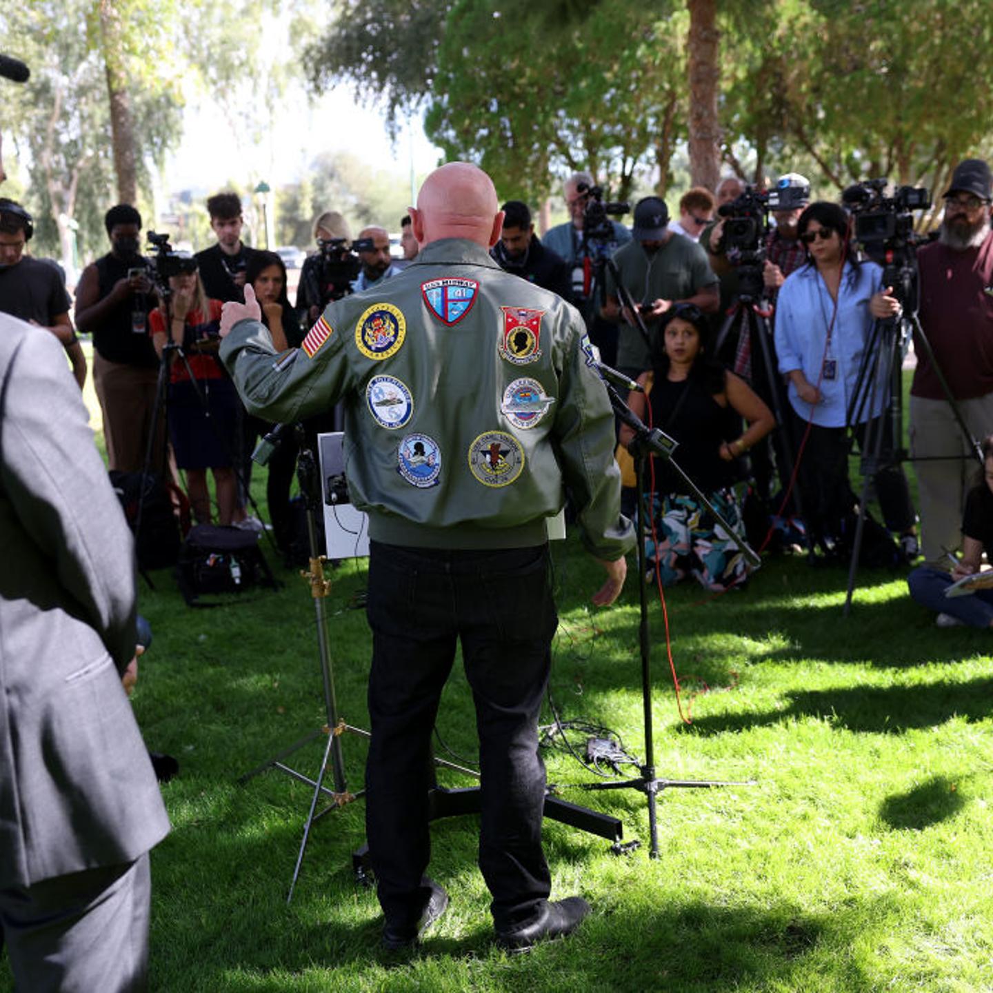 Sen. Mark Kelly Campaigns On Eve Of Midterm Elections In Phoenix