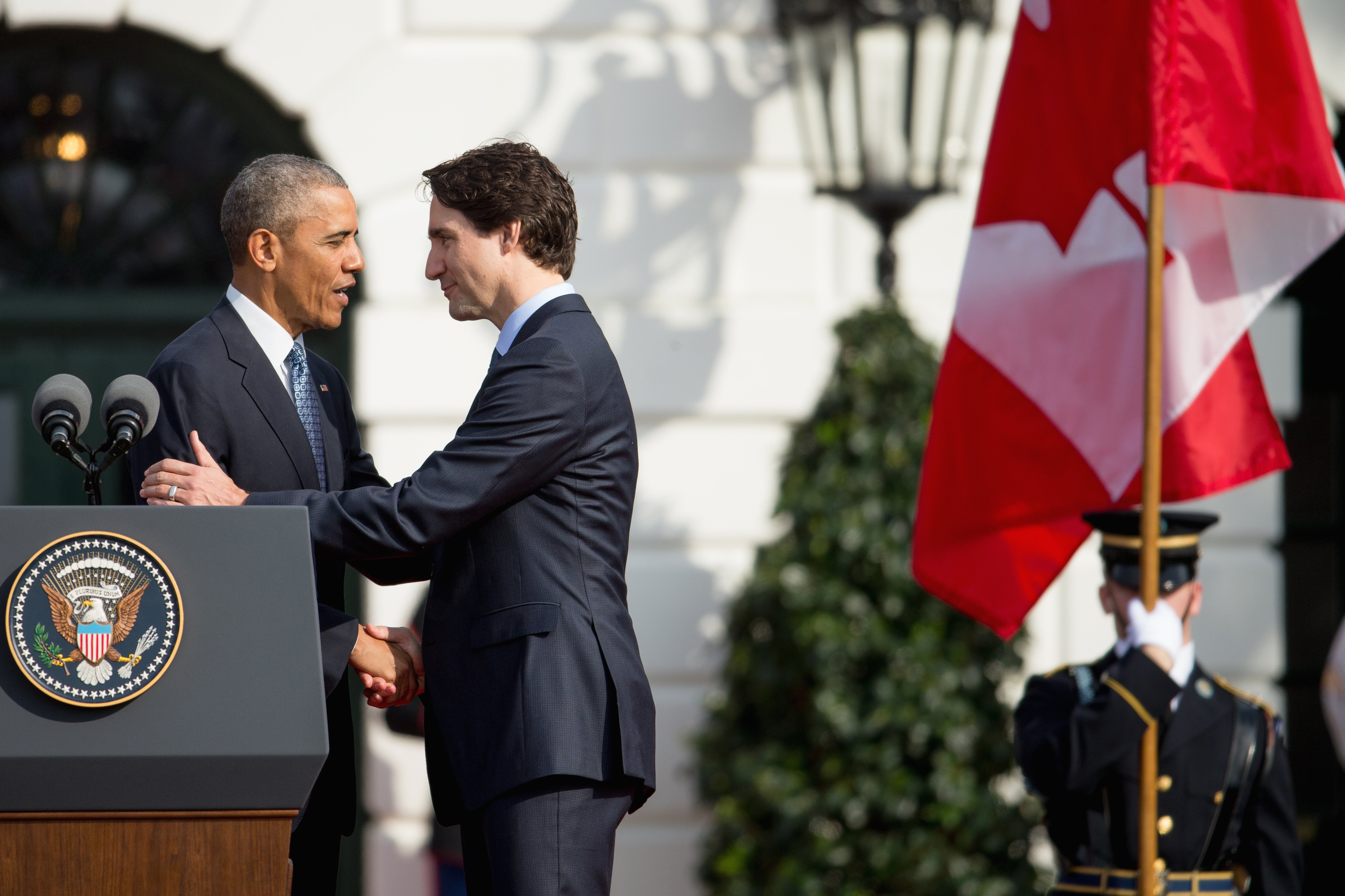 Barack Obama, Justin Trudeau