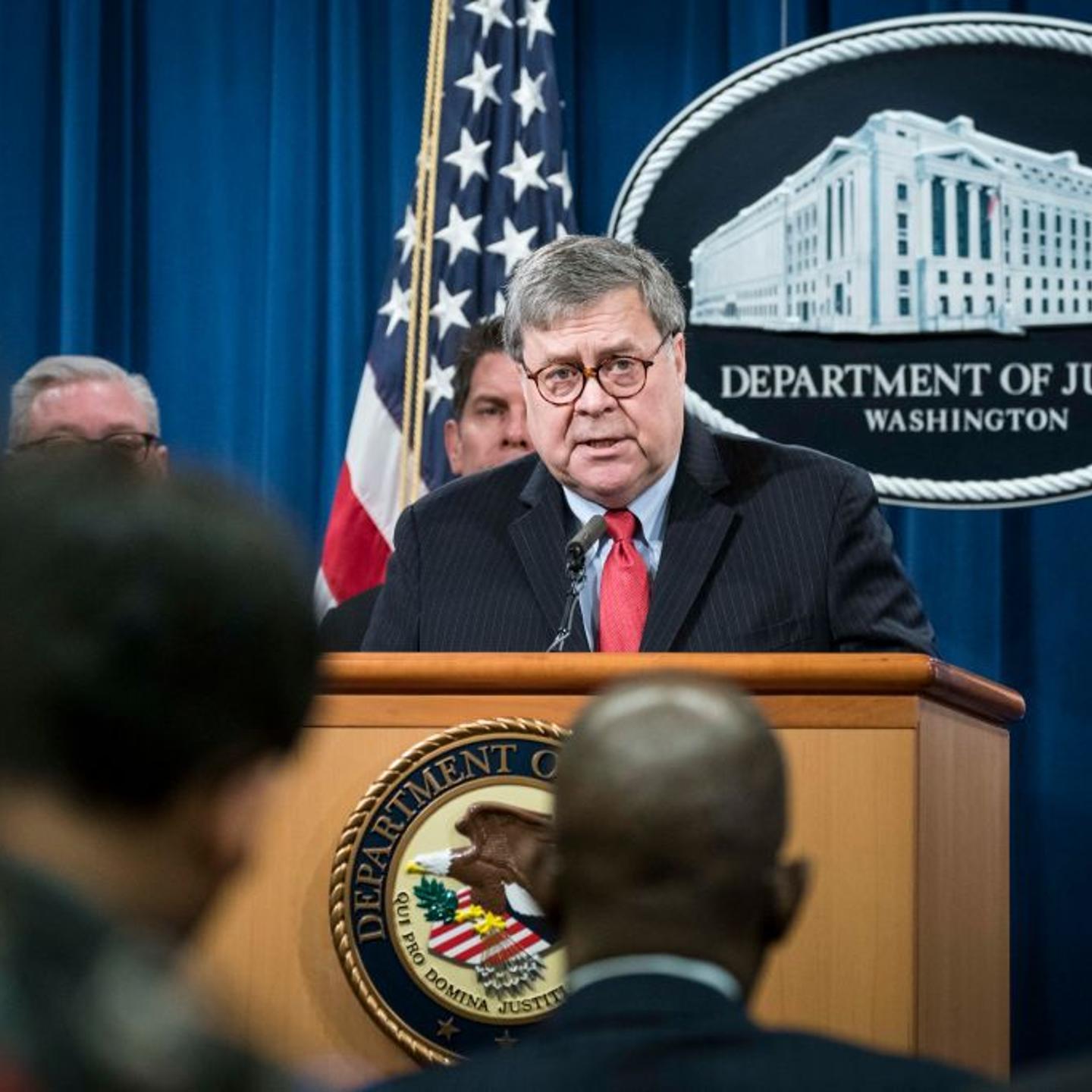 Attorney General William Barr Makes Announcement On Cyber-Related Law Enforcement Action
