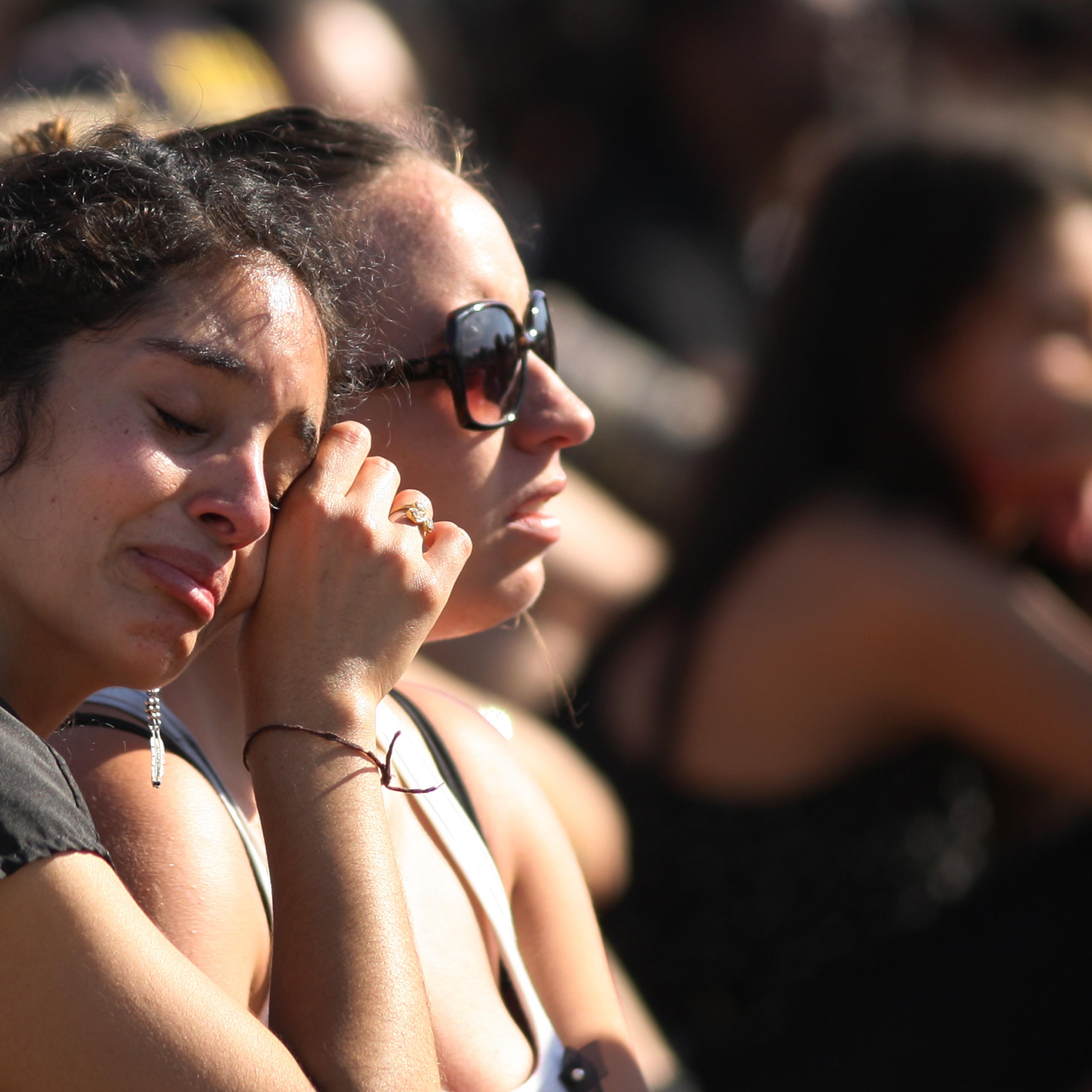 UCSB Holds Memorial Service For Shooting Victims At Harder Stadium