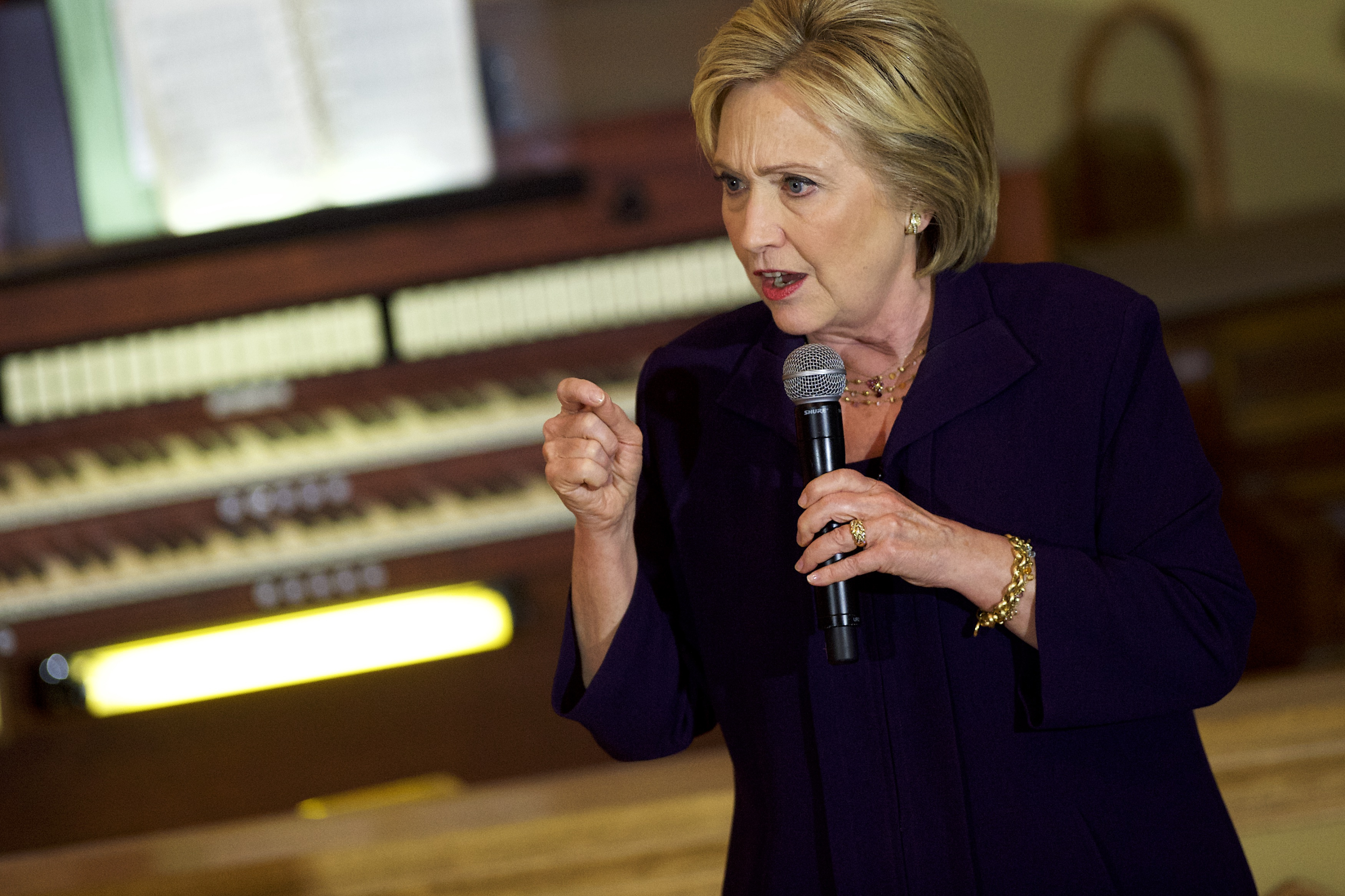 Hillary Clinton Holds Campaign Event With Cory Booker In South Carolina