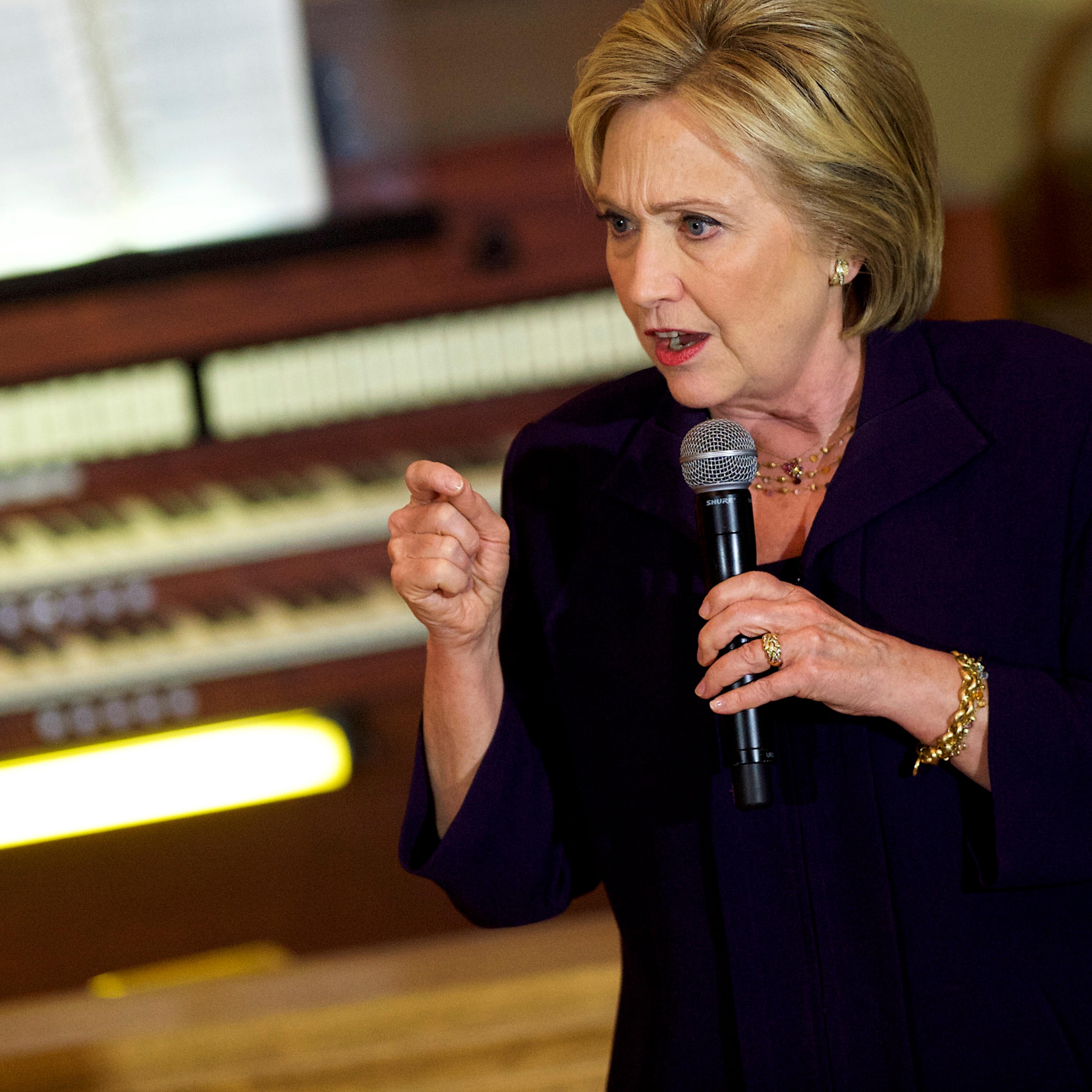 Hillary Clinton Holds Campaign Event With Cory Booker In South Carolina