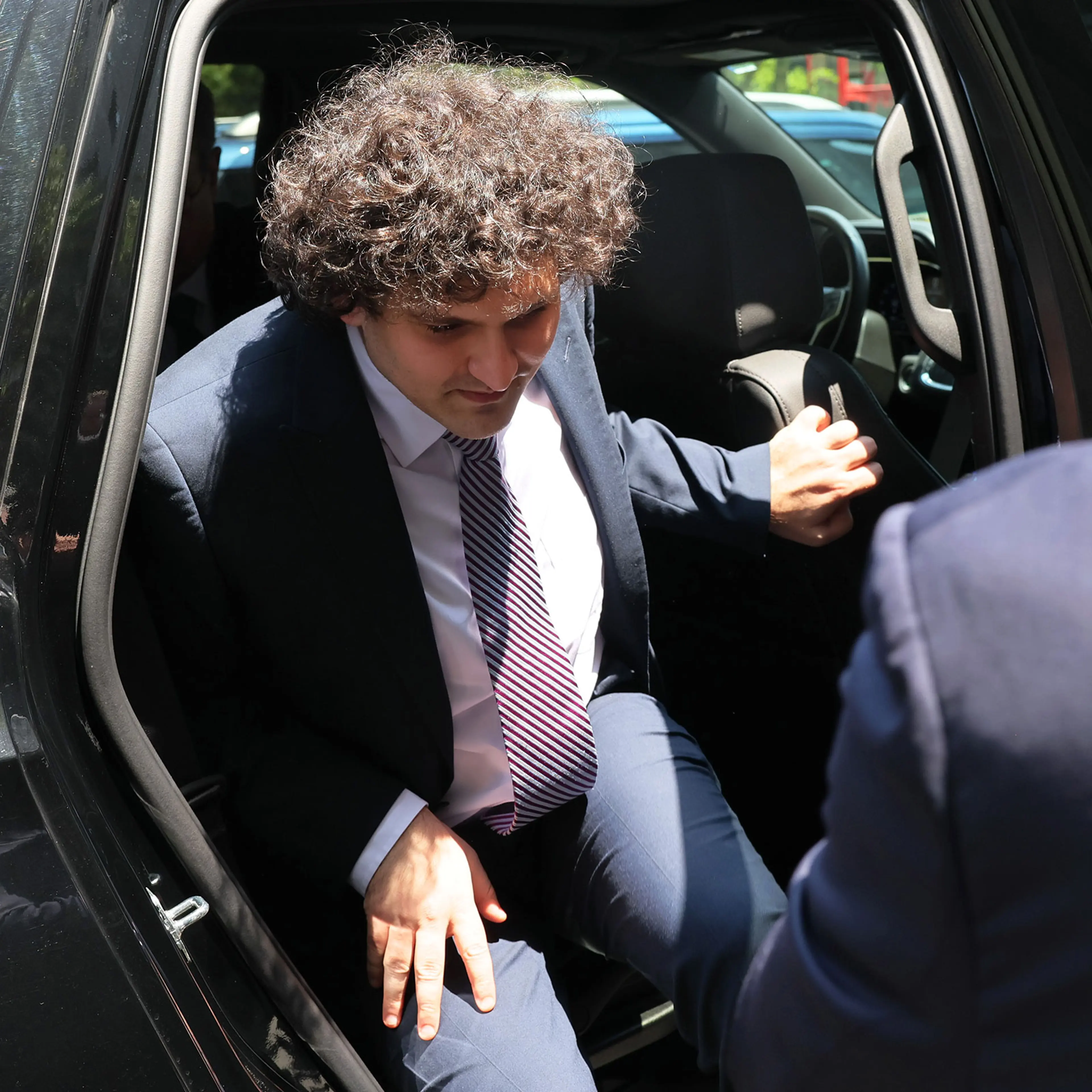 Sam Bankman-Fried arrives at Manhattan Federal Court in July 2023.