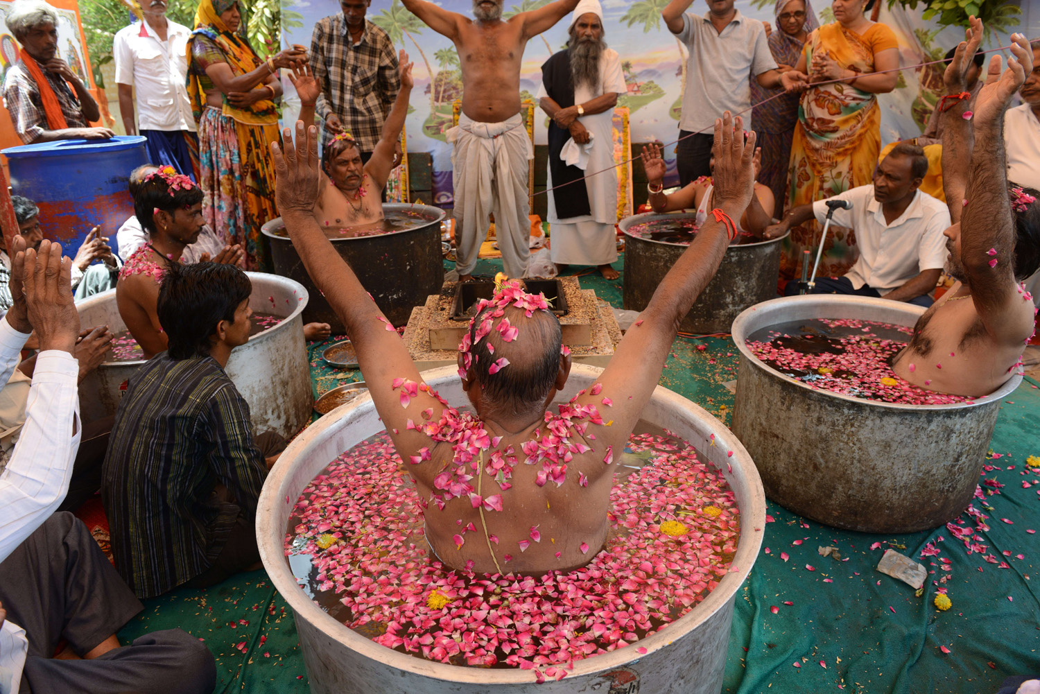 INDIA-RELIGION-HINDU-RAIN