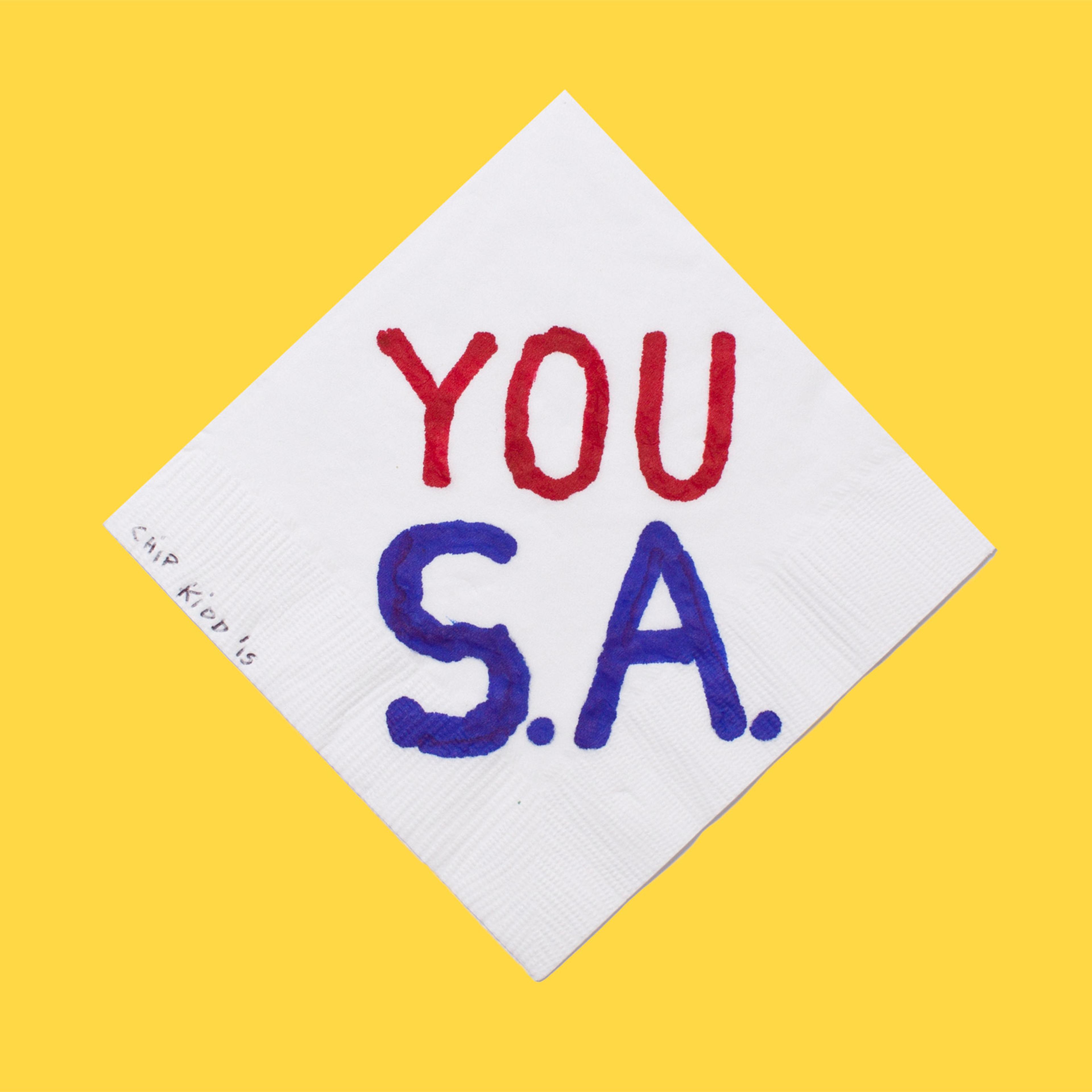Question Everything America Logo Chip Kidd