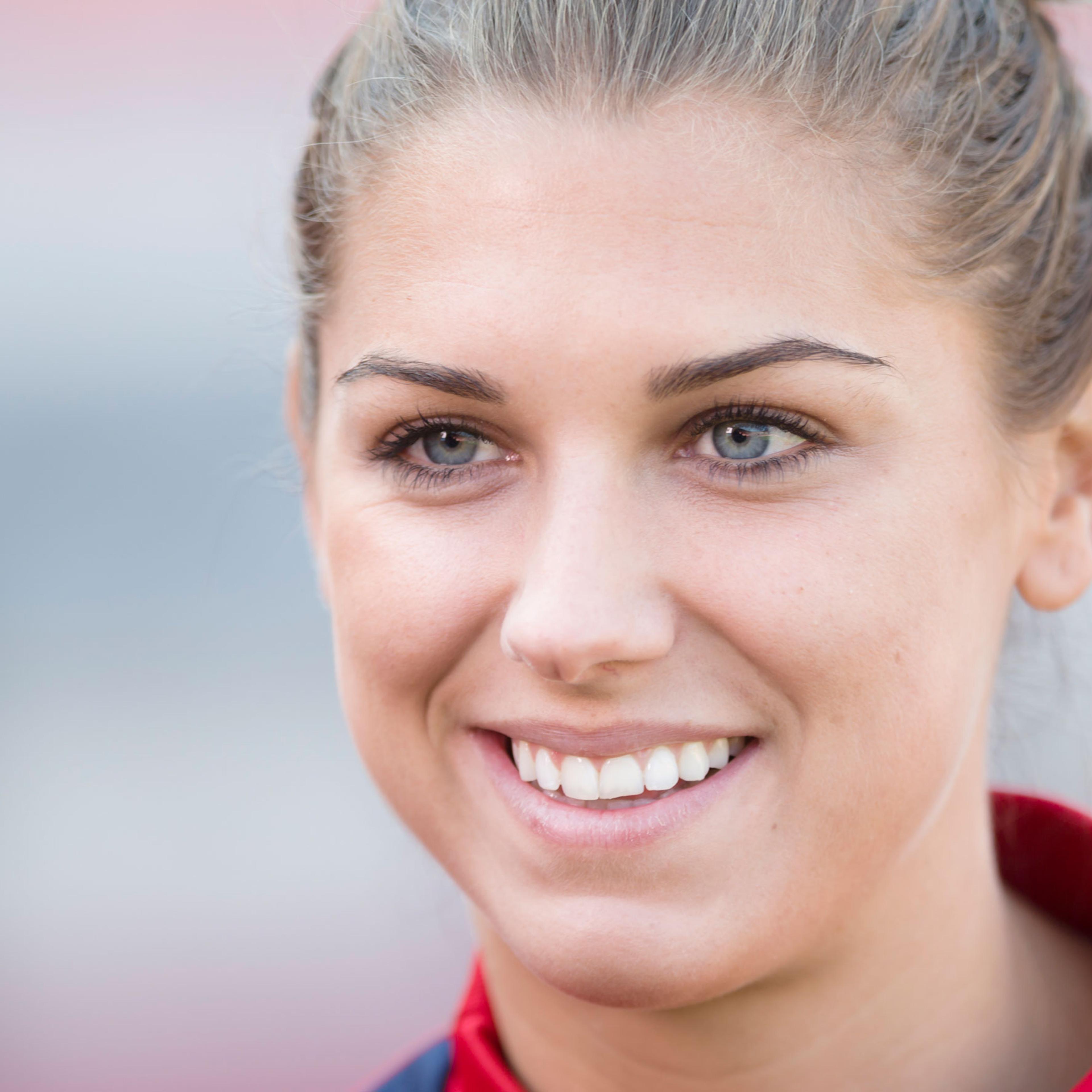 Alex Morgan of the USA Women's National Team at Candlestick Park in San Francisco on Oct. 26, 2013.